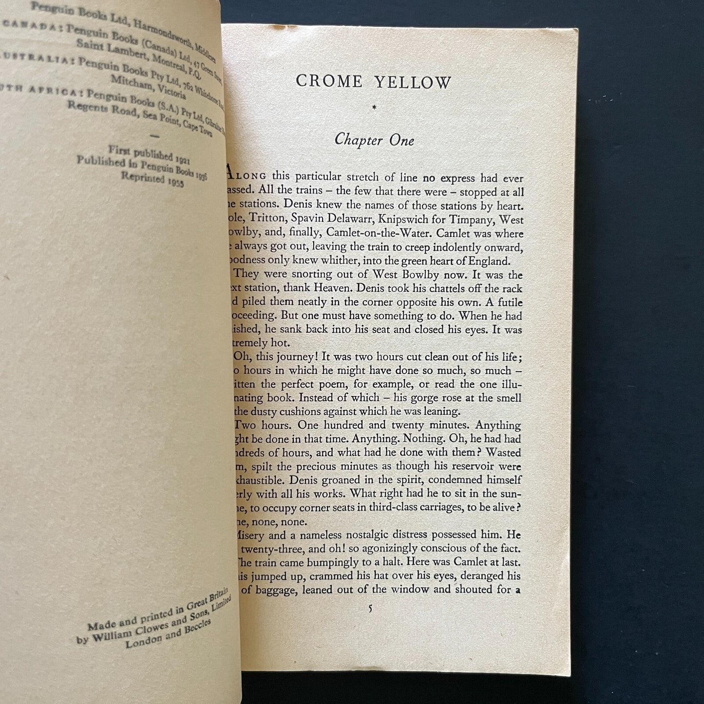 Crome Yellow by Aldous Huxley