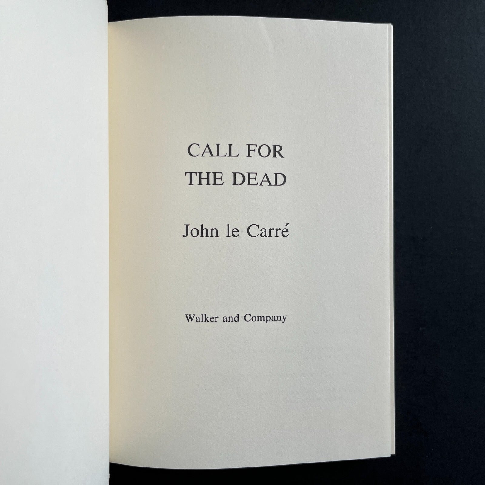Call for the Dead by John Le Carre