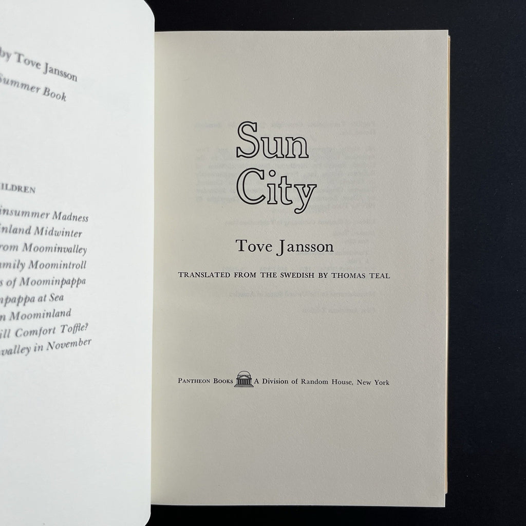 Sun City by Tove Jansson