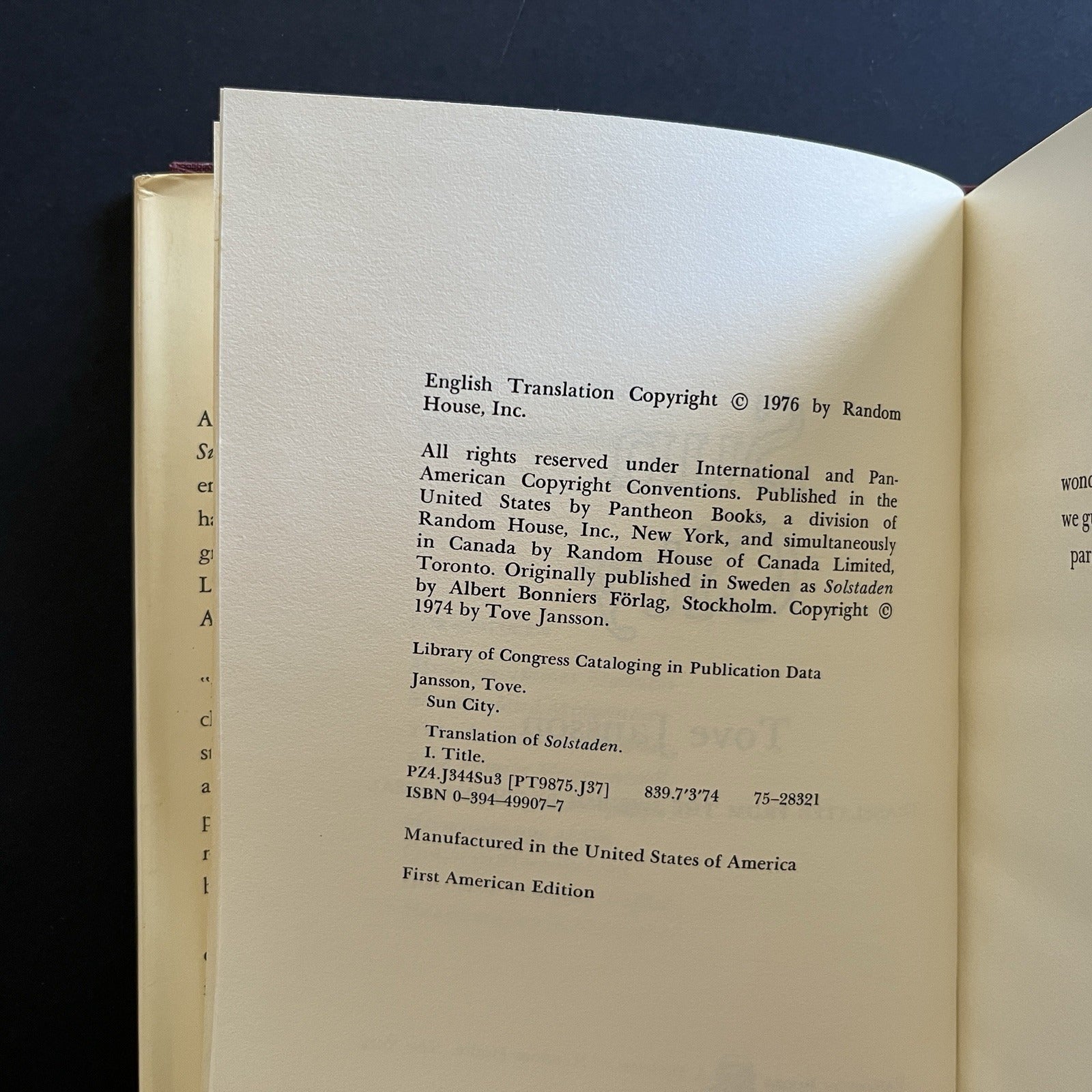 Sun City by Tove Jansson