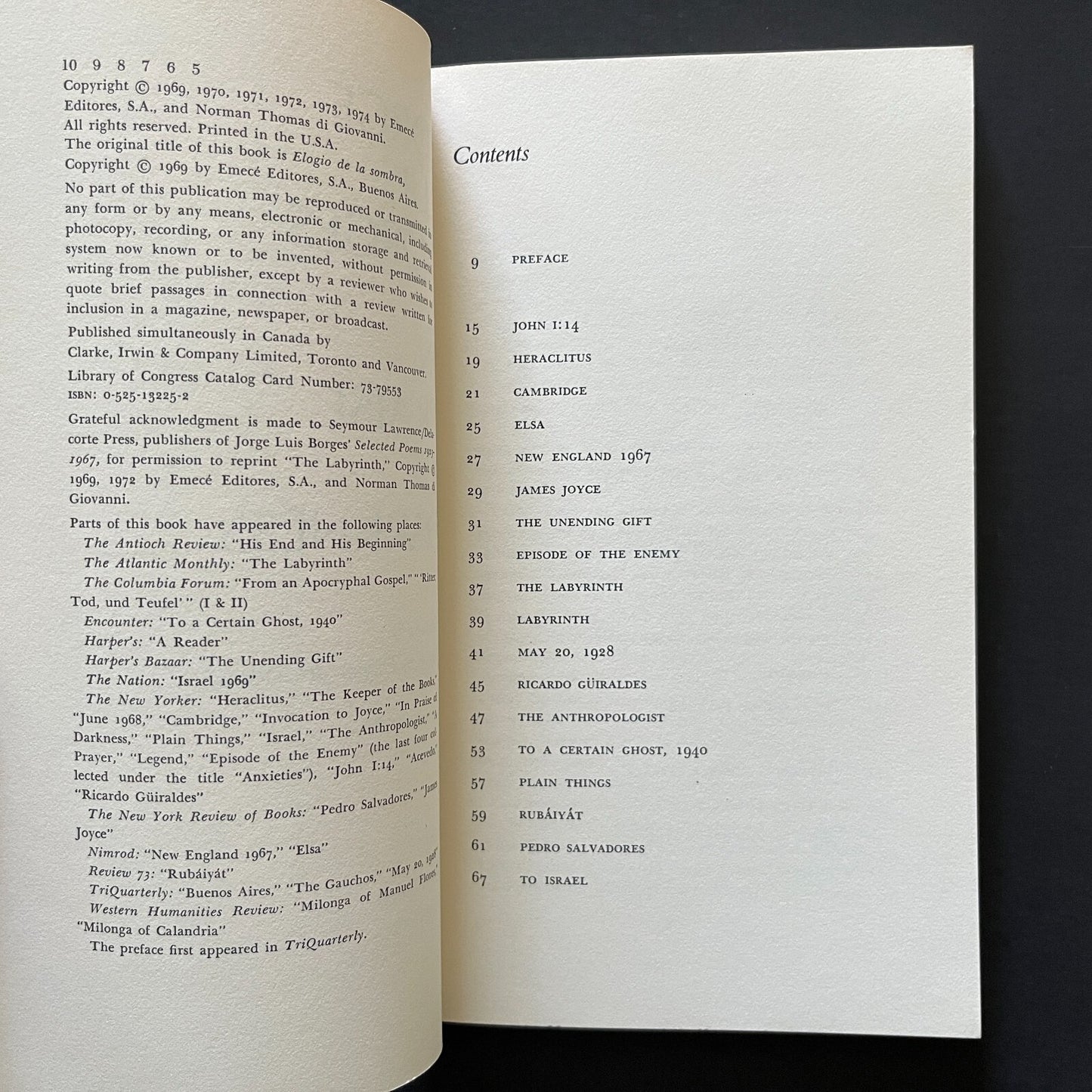 In Praise of Darkness by Jorge Luis Borges