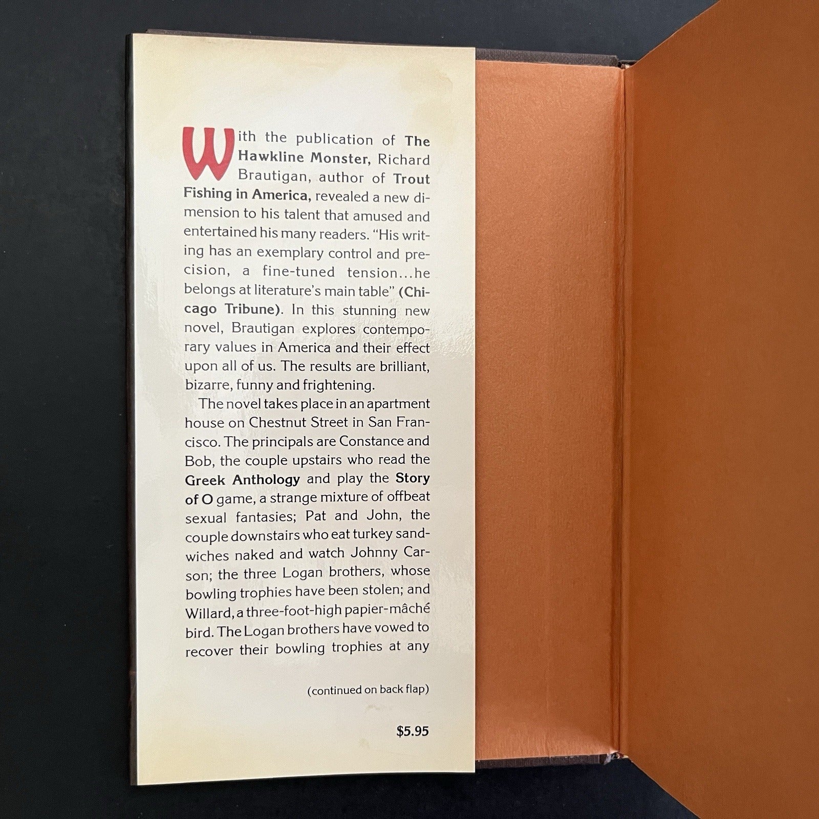 Willard and His Bowling Trophies by Richard Brautigan