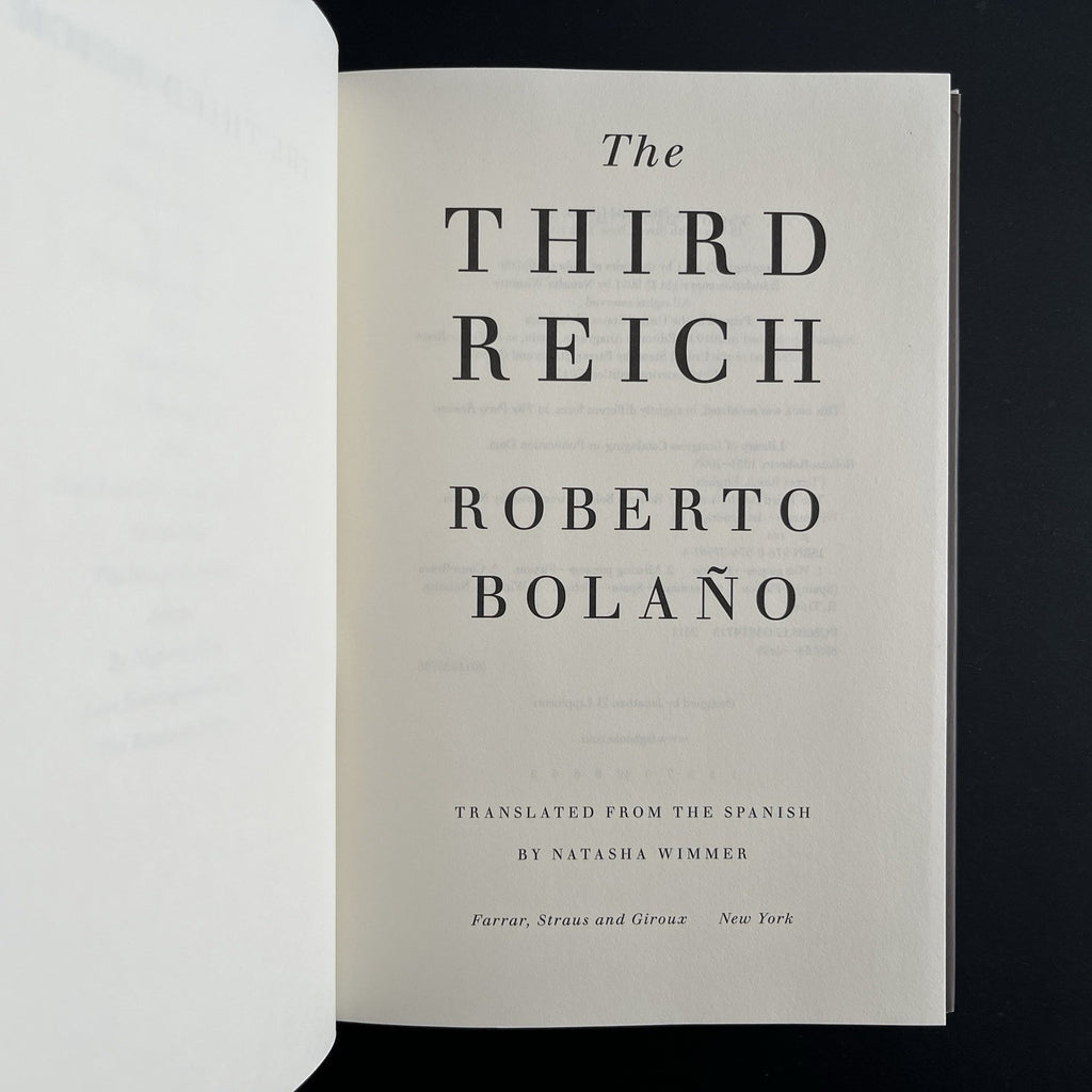 The Third Reich by Roberto Bolano