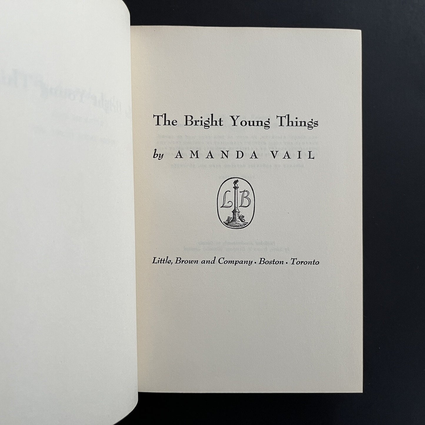 The Bright Young Things by Amanda Vail