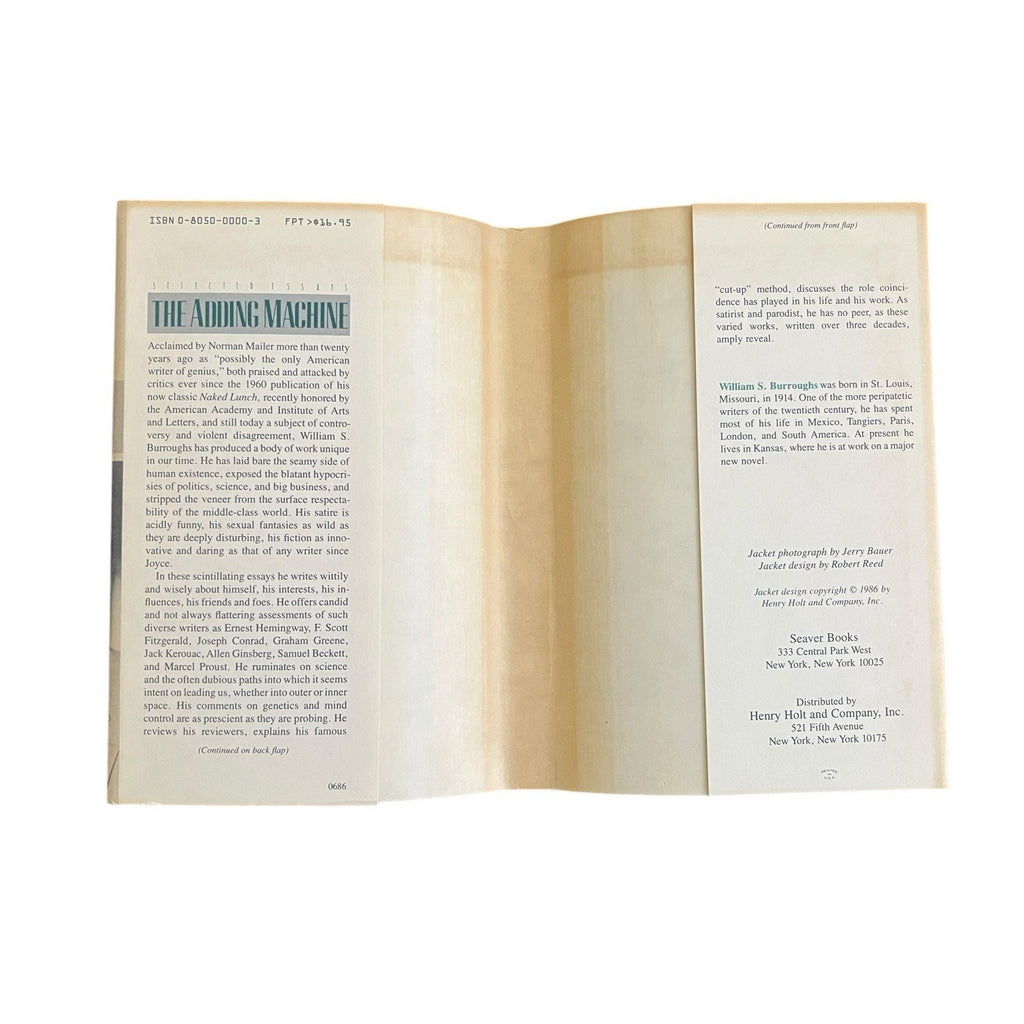The Adding Machine: Selected Essays by William S. Burroughs