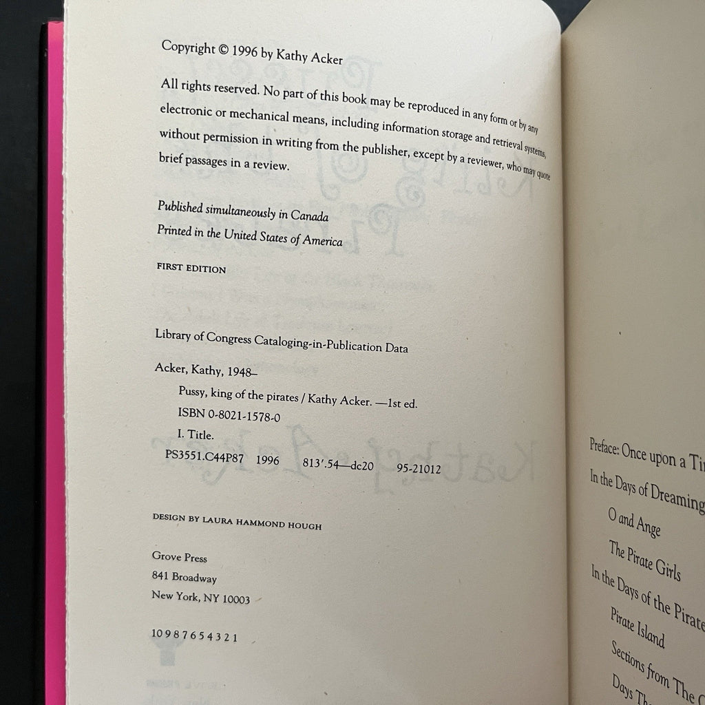 Pussy, King of the Pirates by Kathy Acker