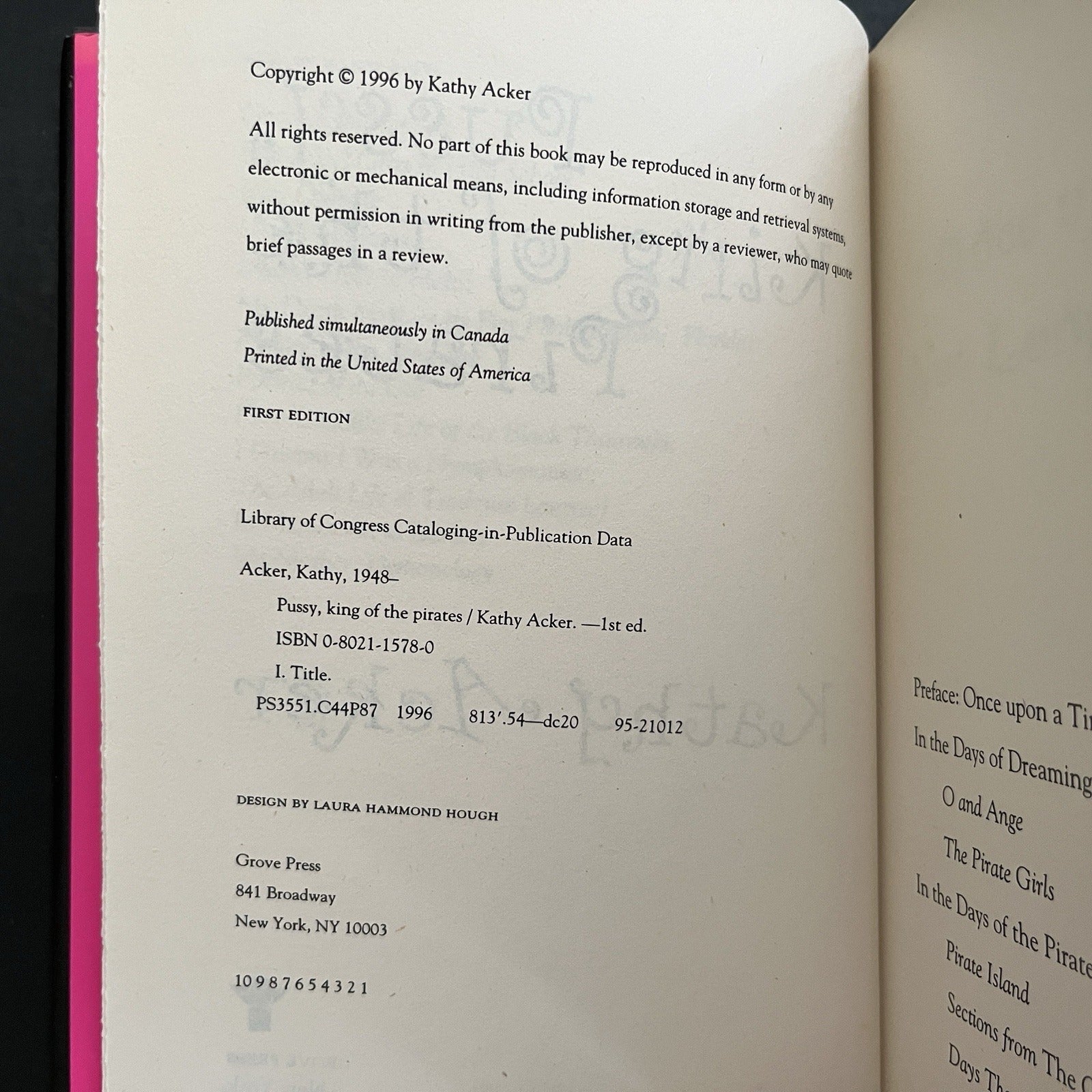 Pussy, King of the Pirates by Kathy Acker