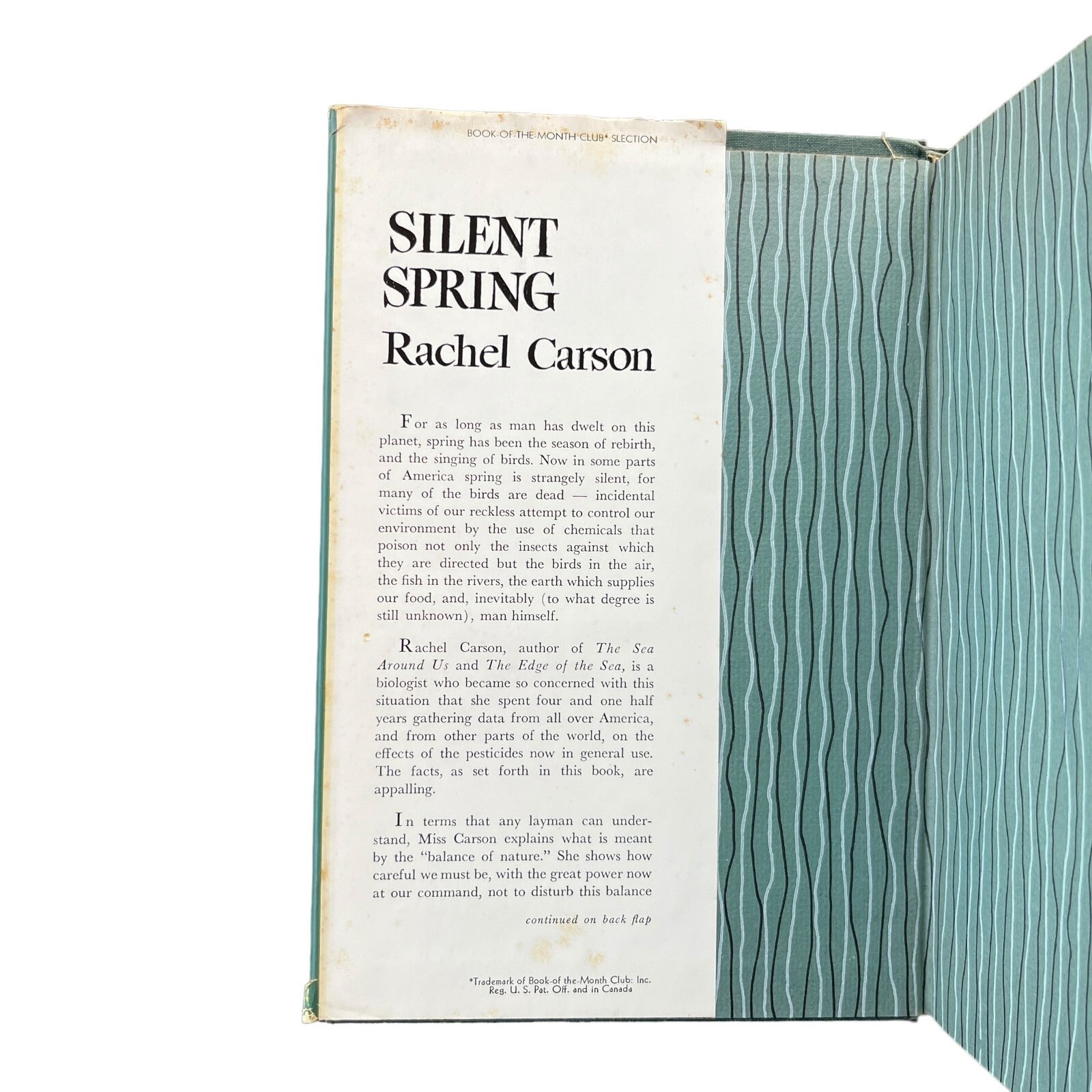 Silent Spring by Rachel Carson
