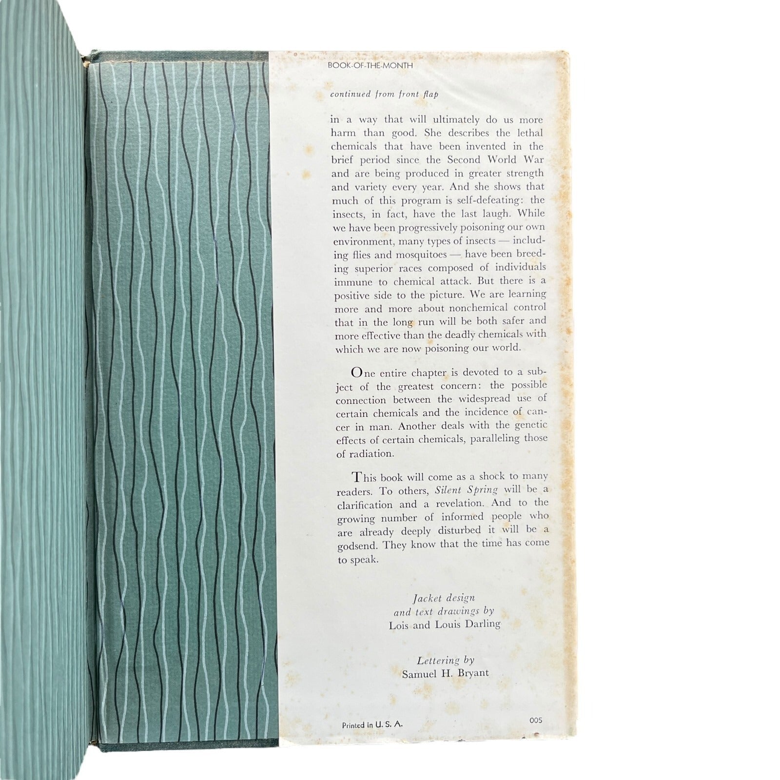 Silent Spring by Rachel Carson