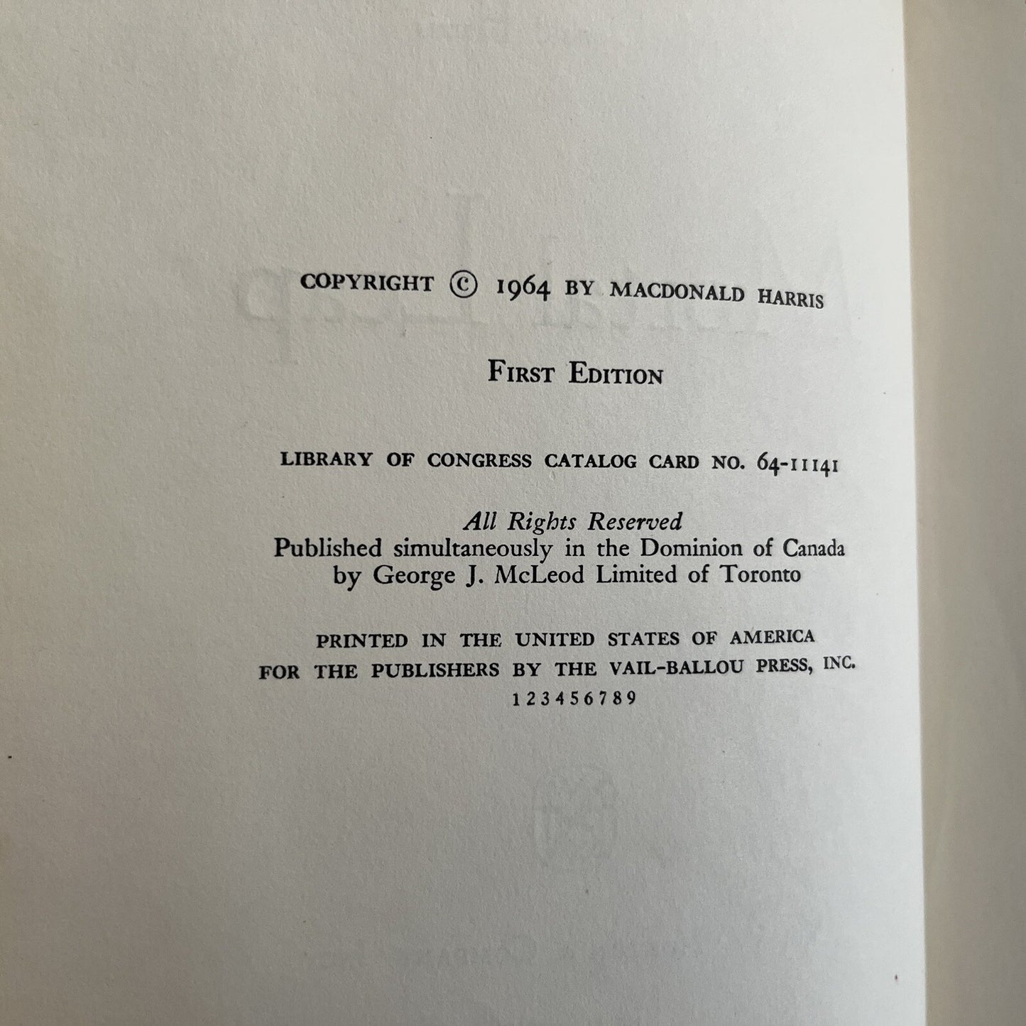 Mortal Leap by MacDonald Harris