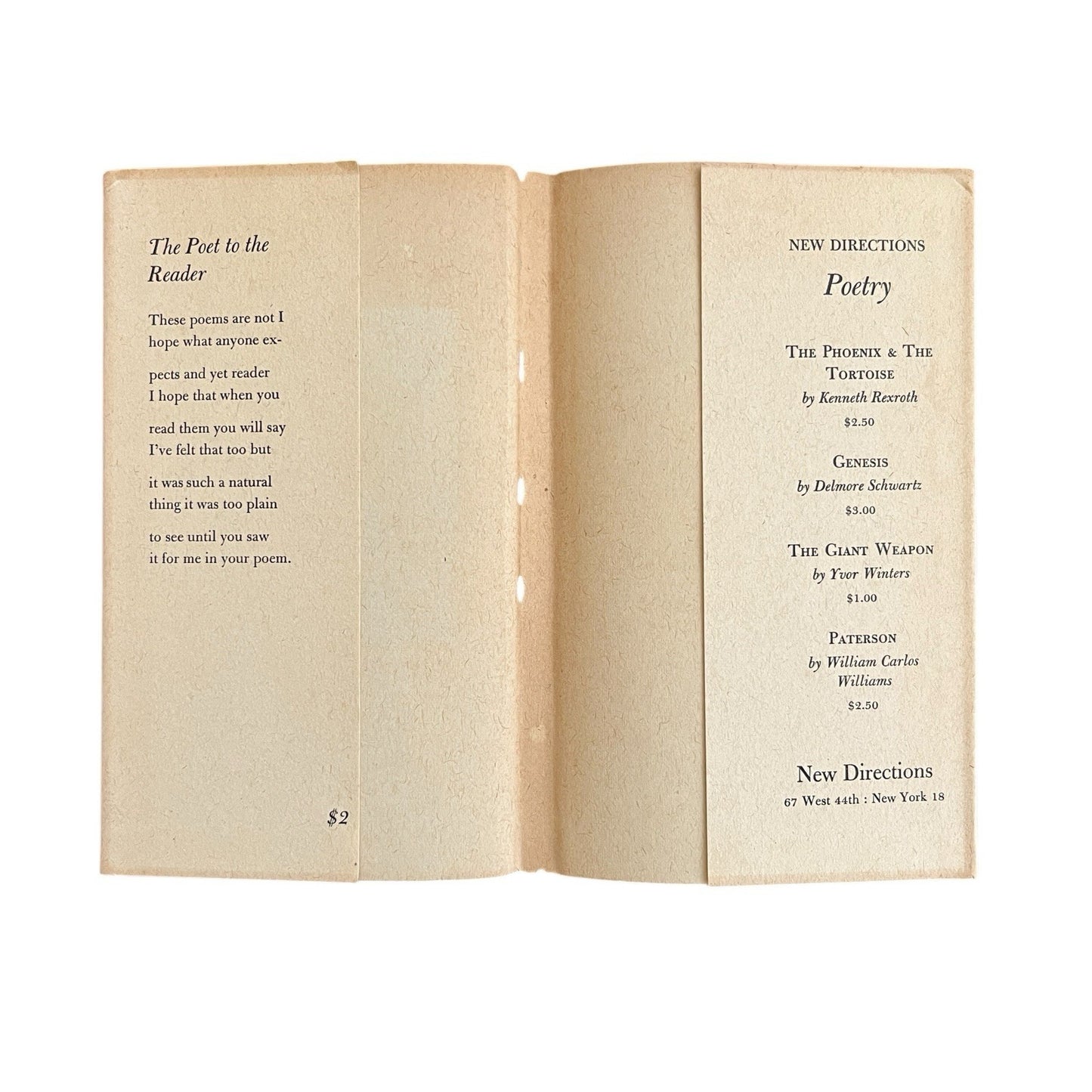 Some Natural Things: Poems by James Laughlin