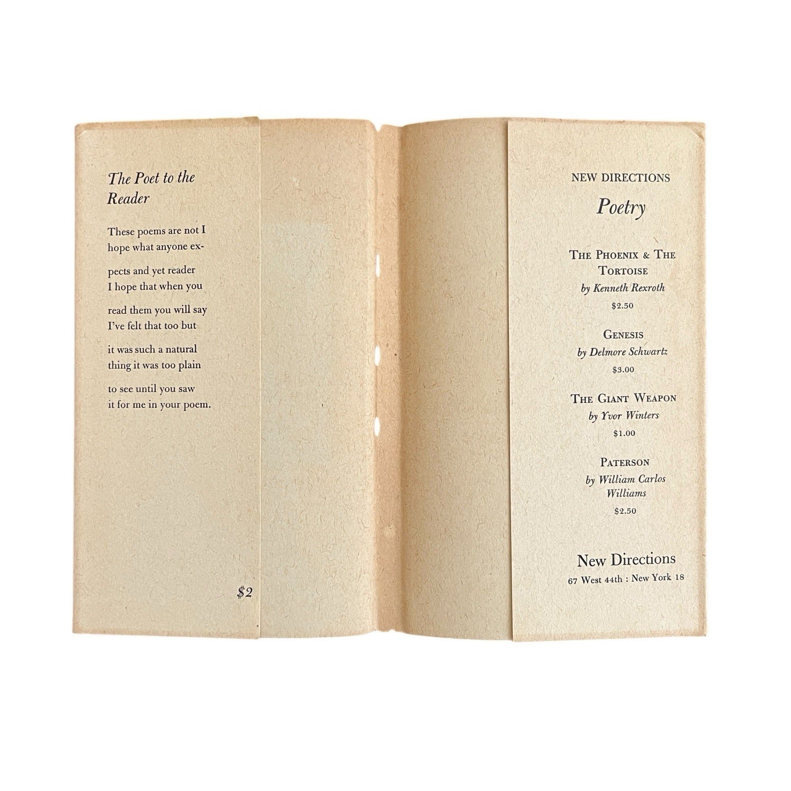 Some Natural Things: Poems by James Laughlin