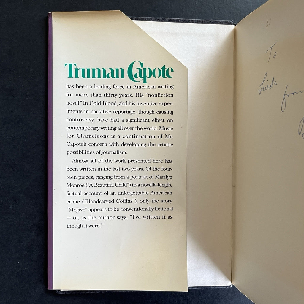 Music for Chameleons: New Writing by Truman Capote