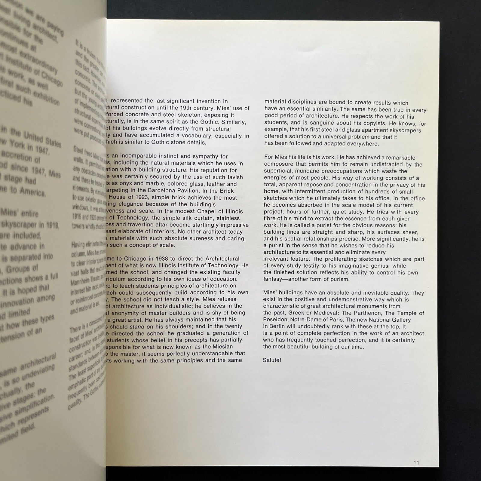 Mies van der Rohe by A. James Speyer