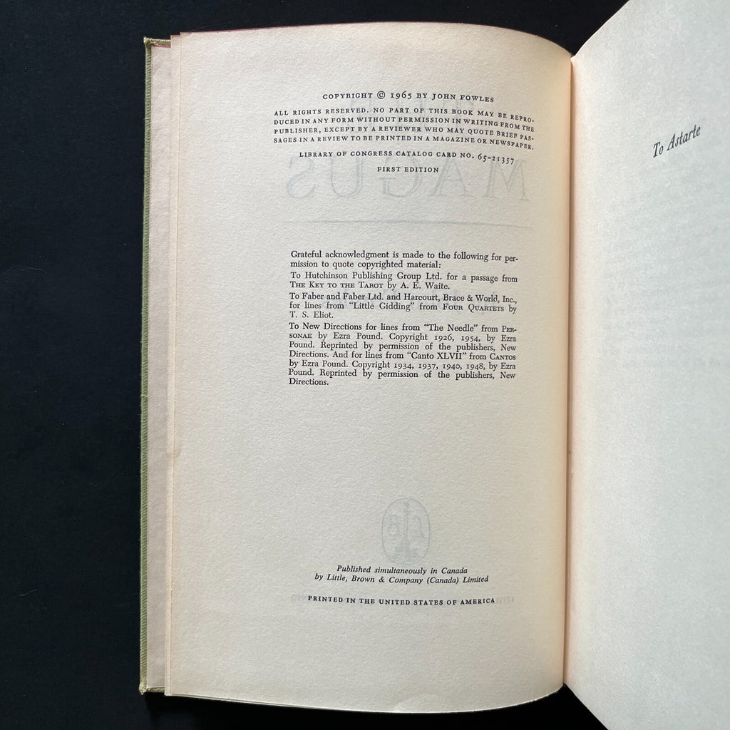 The Magus by John Fowles (Signed)