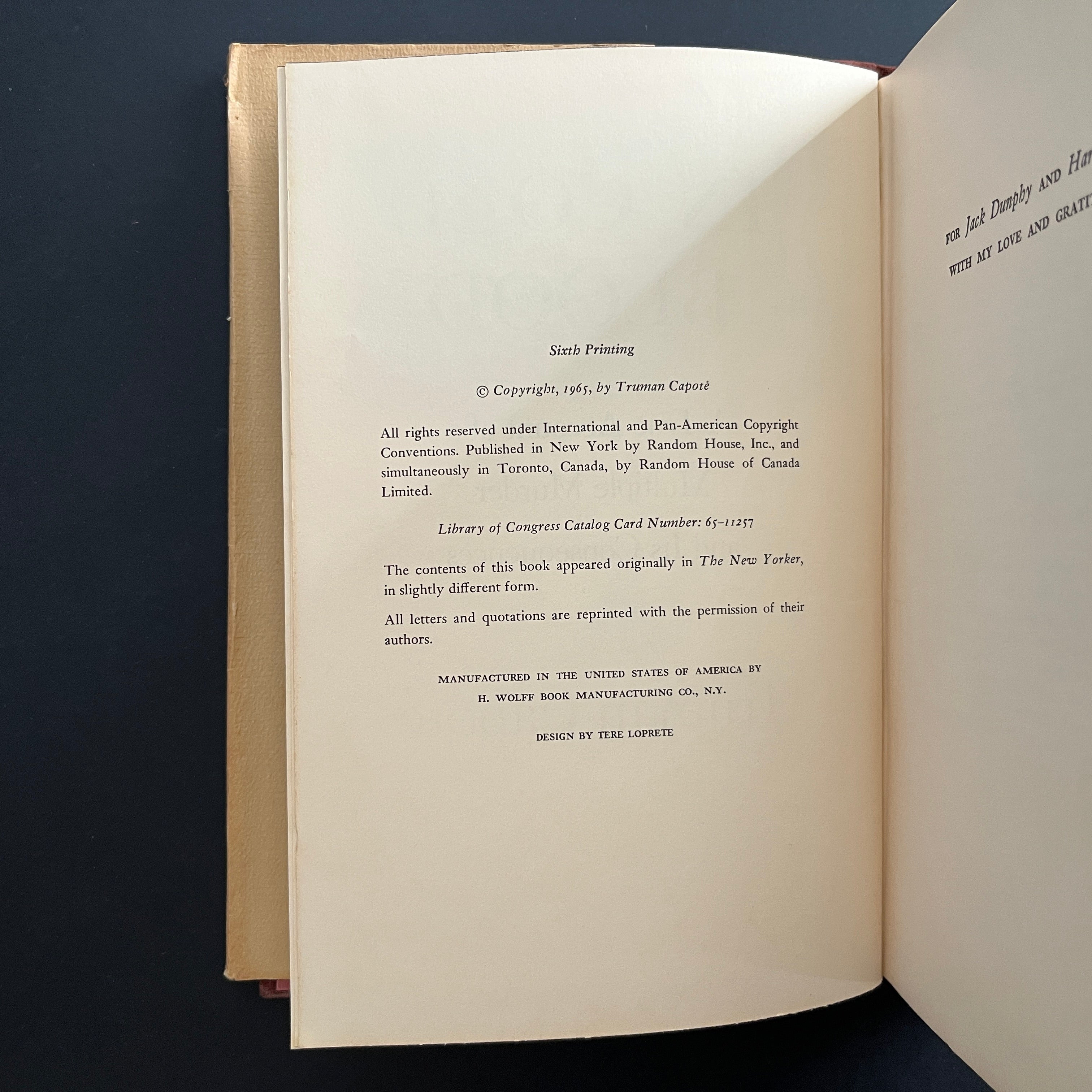 In Cold Blood by Truman Capote