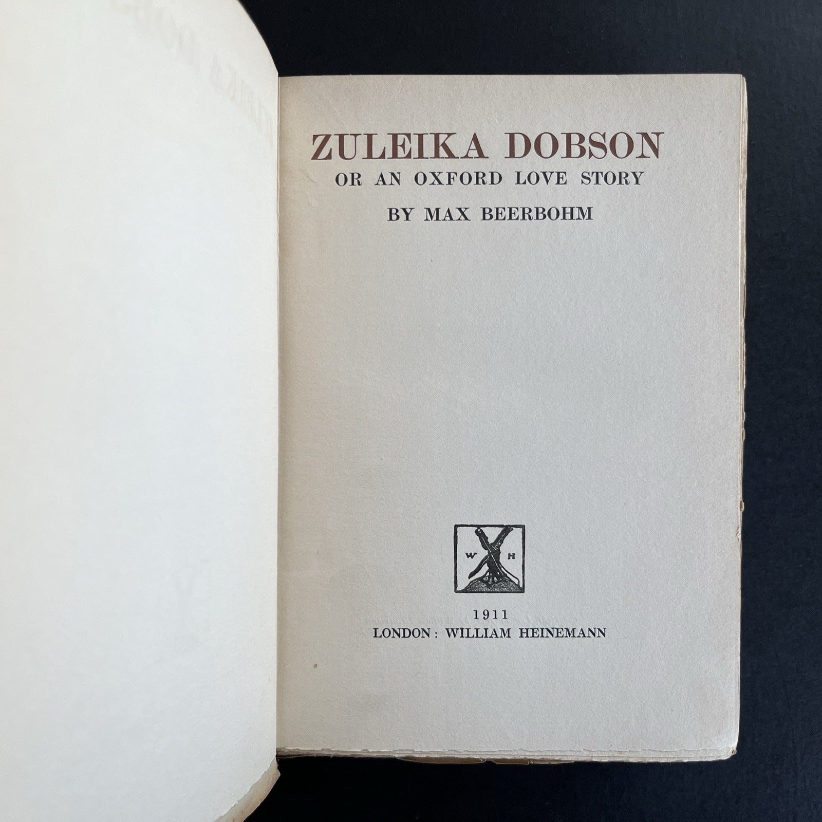 Zuleika Dobson by Max Beerbohm