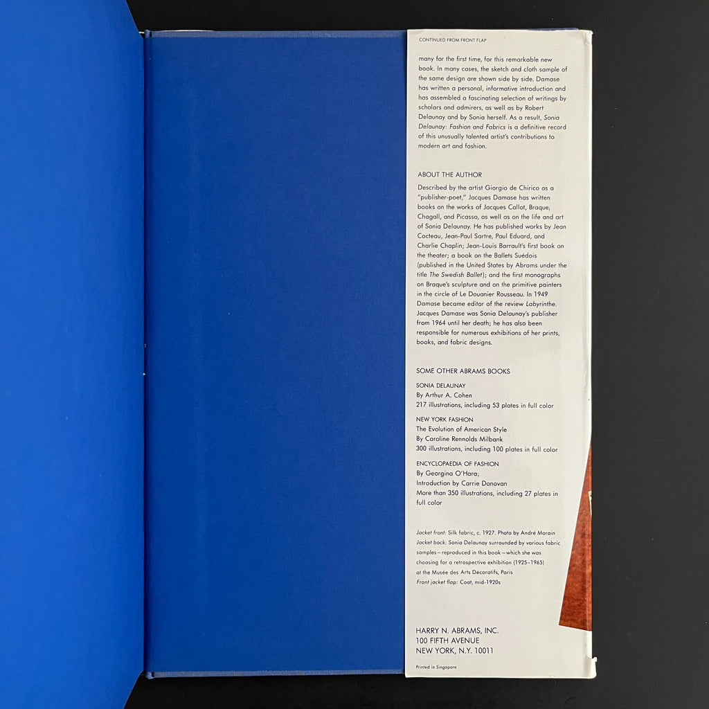 Sonia Delaunay: Fashion and Fabrics by Jacques Damase