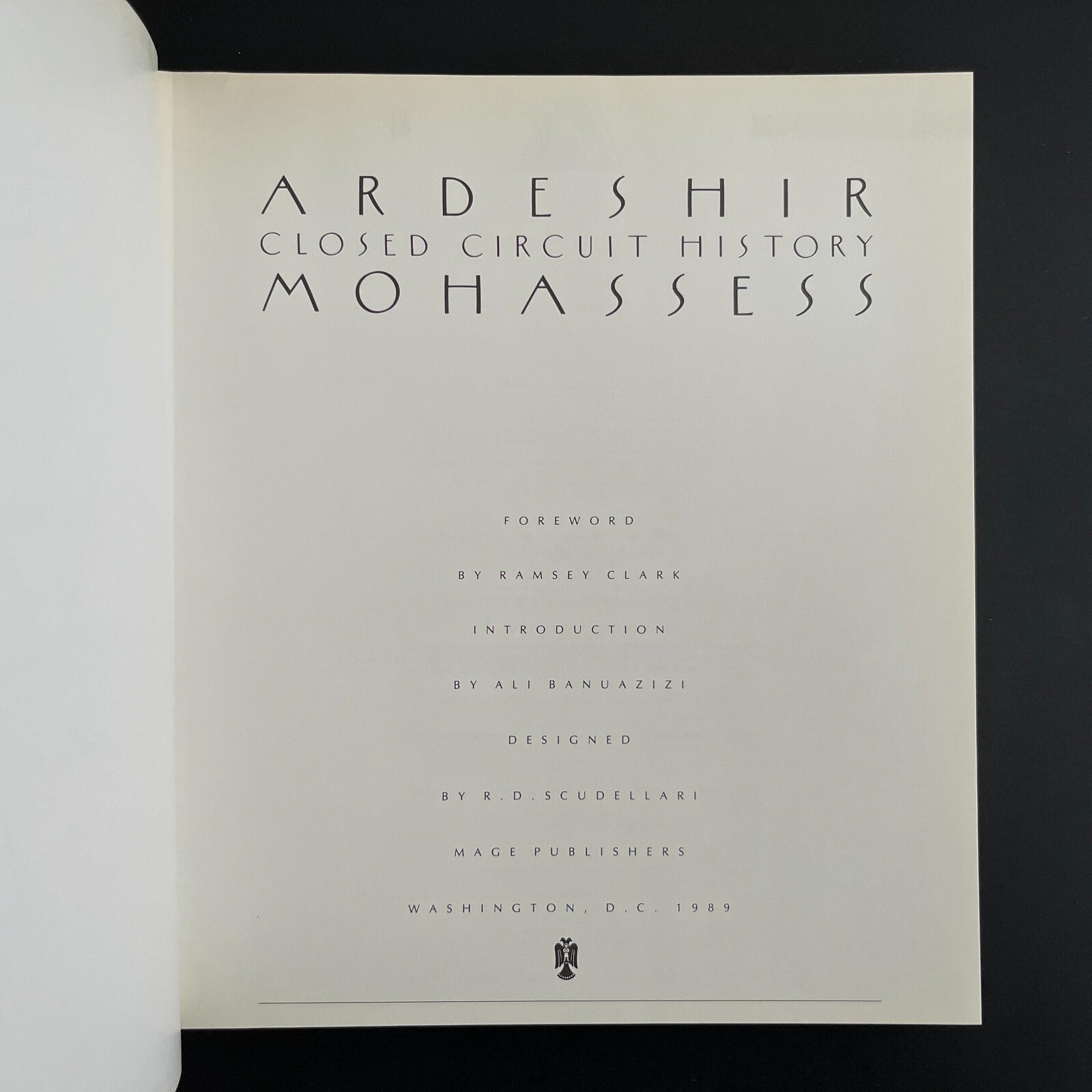 Closed Circuit History by Ardeshir Mohassess