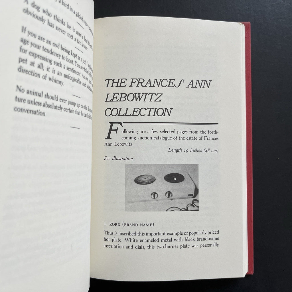 Social Studies by Fran Lebowitz