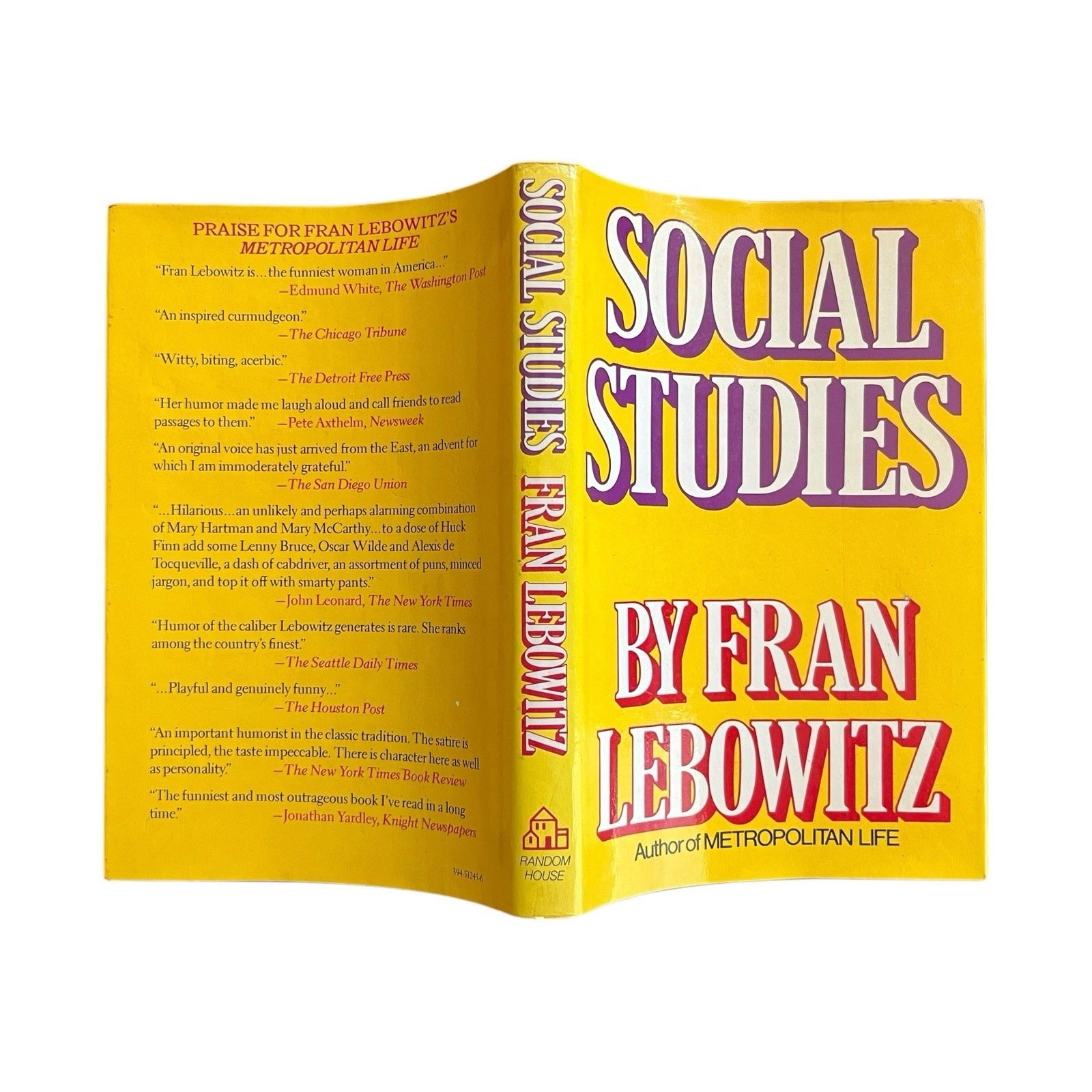 Social Studies by Fran Lebowitz