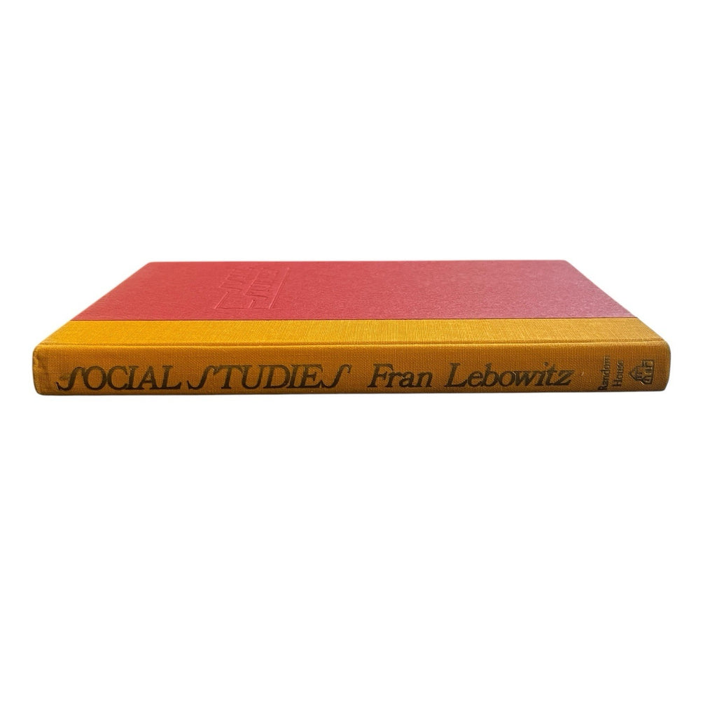 Social Studies by Fran Lebowitz