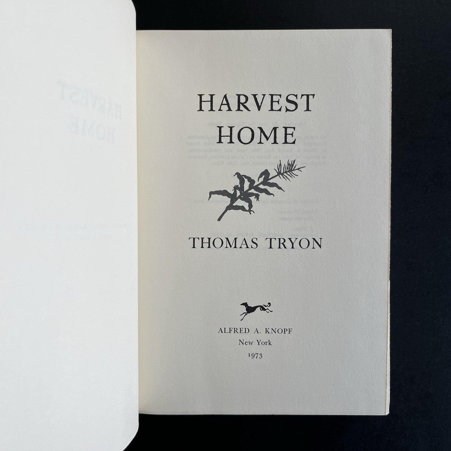 Harvest Home by Thomas Tryon