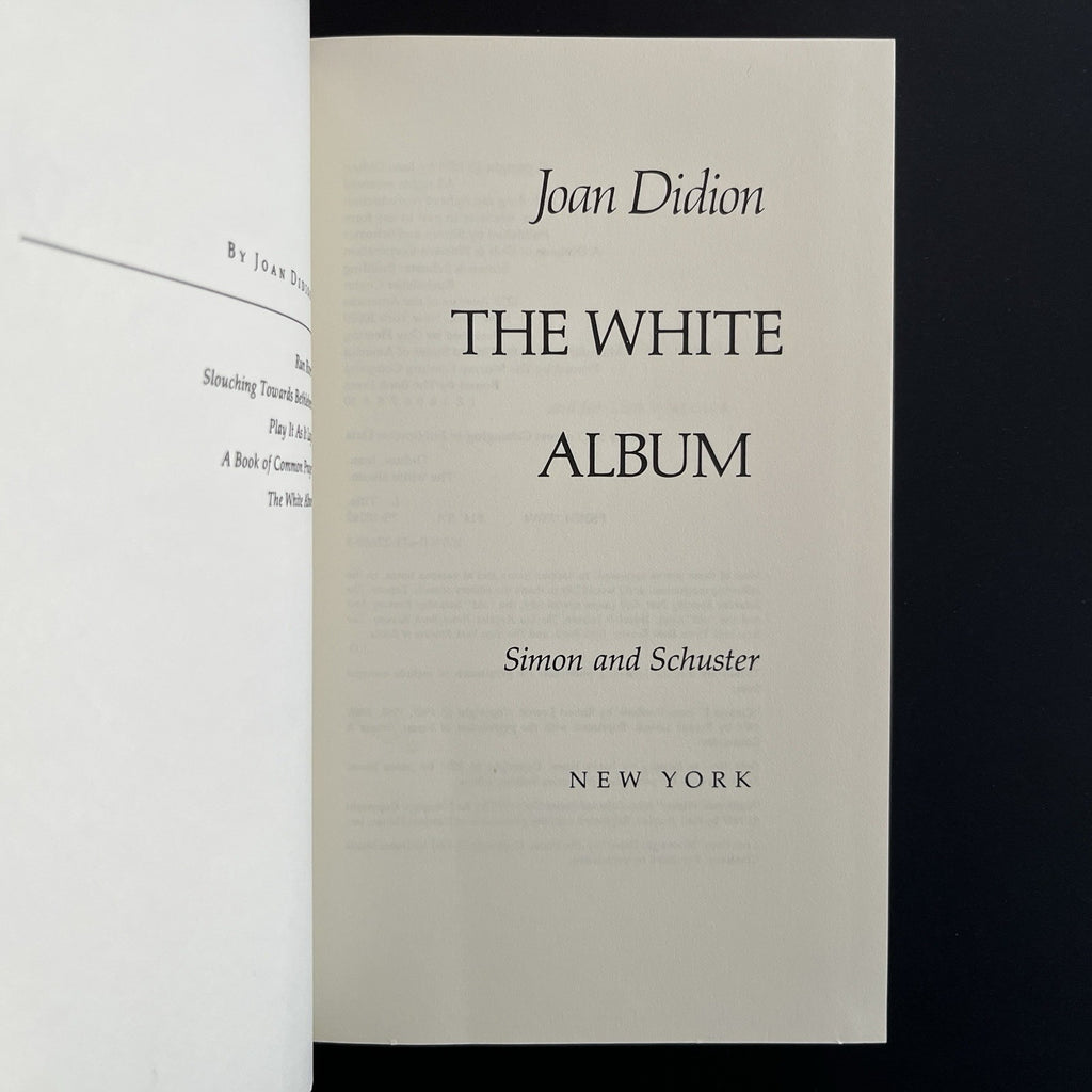 The White Album by Joan Didion