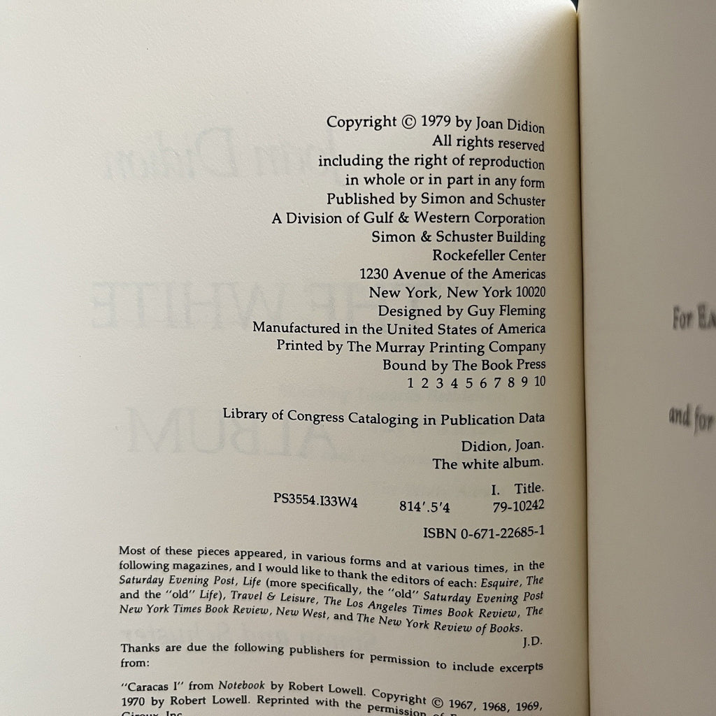 The White Album by Joan Didion