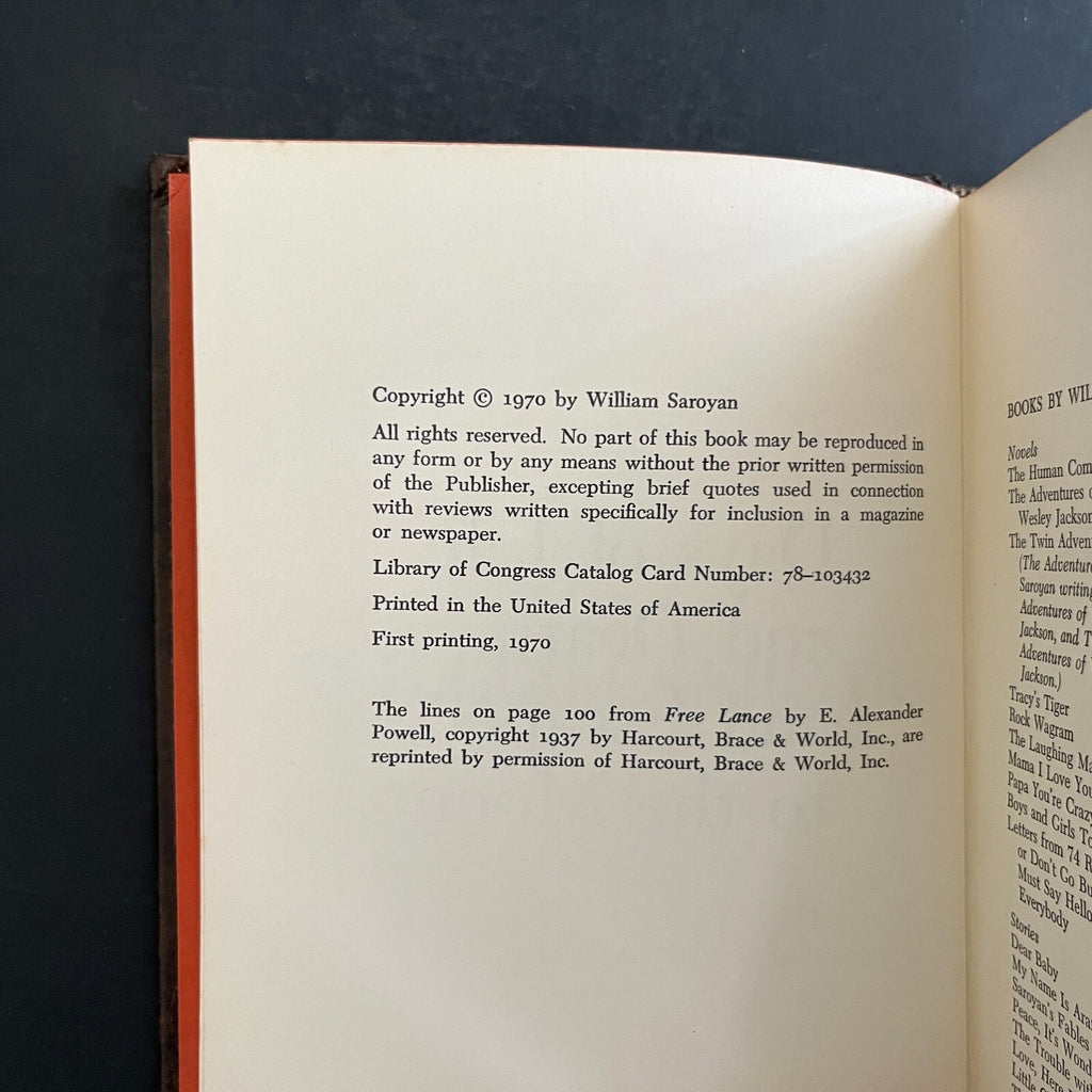 Days of Life and Death and Escape to the Moon by William Saroyan