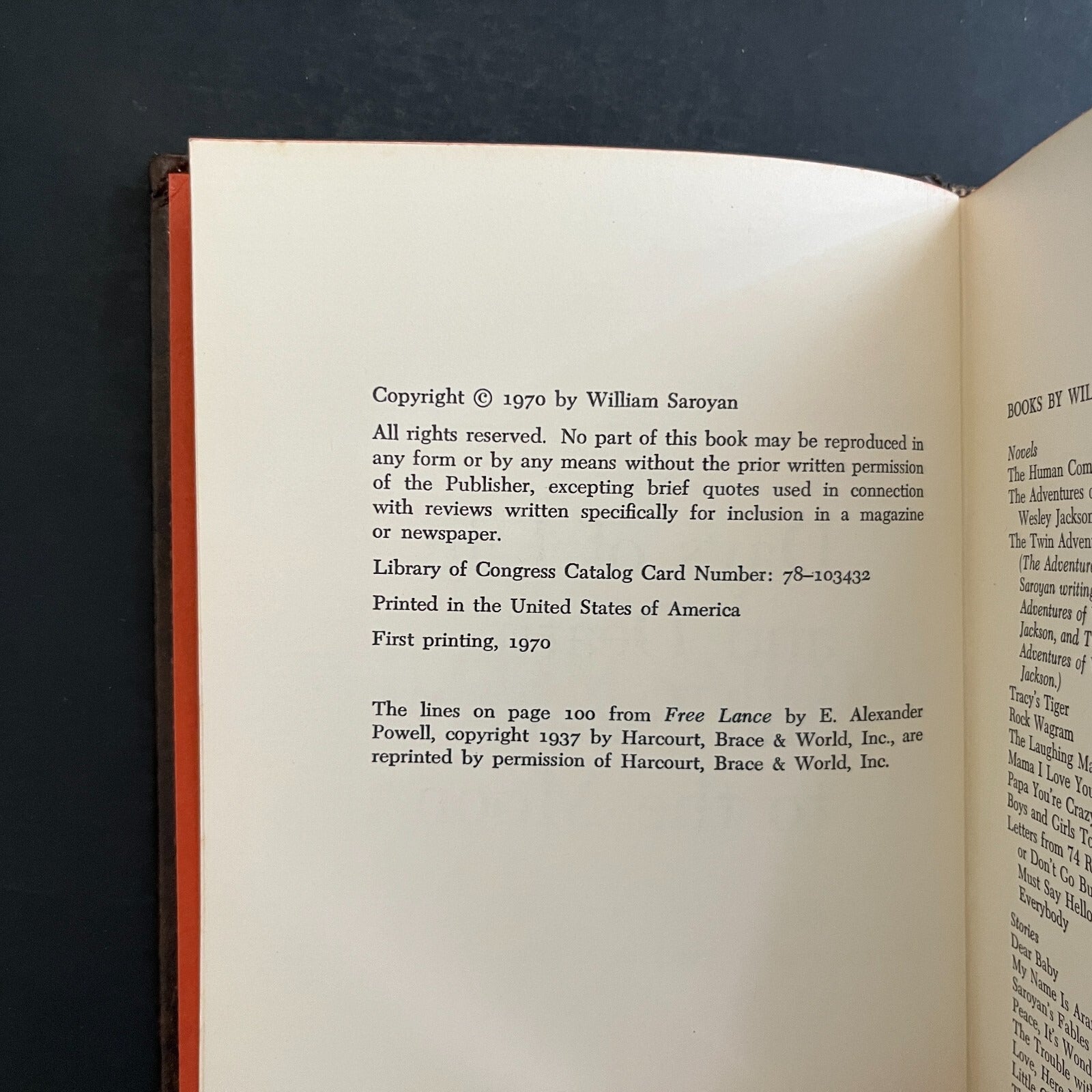 Days of Life and Death and Escape to the Moon by William Saroyan