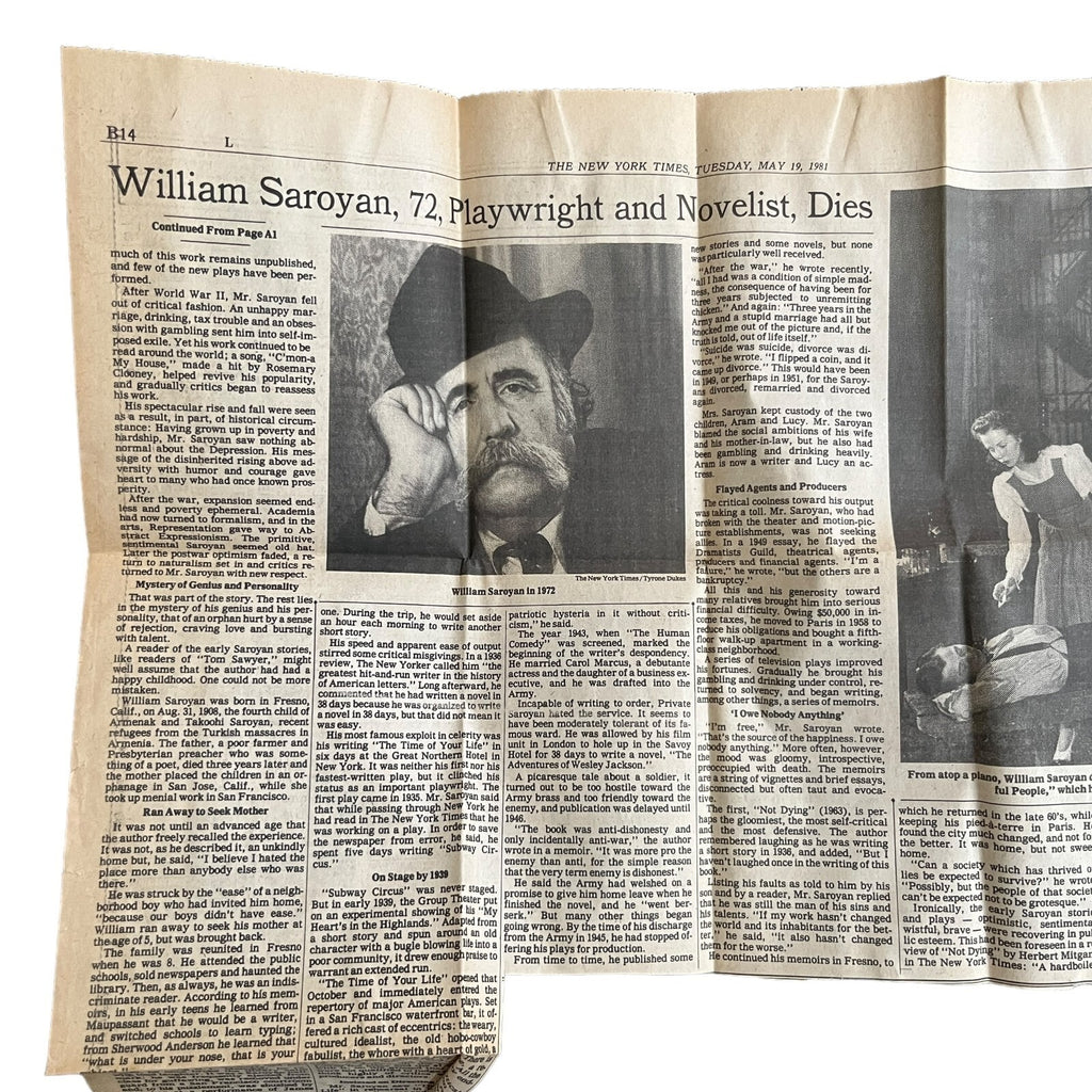 Days of Life and Death and Escape to the Moon by William Saroyan