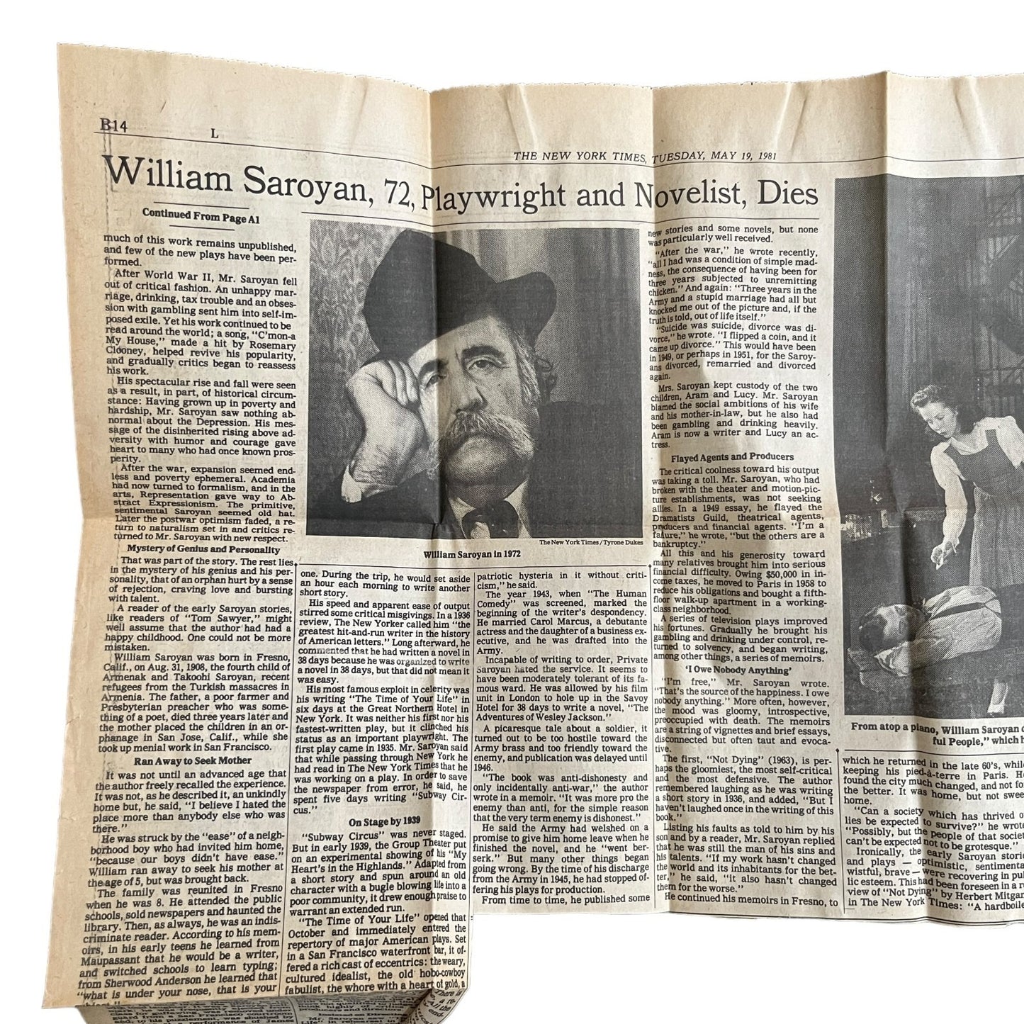 Days of Life and Death and Escape to the Moon by William Saroyan