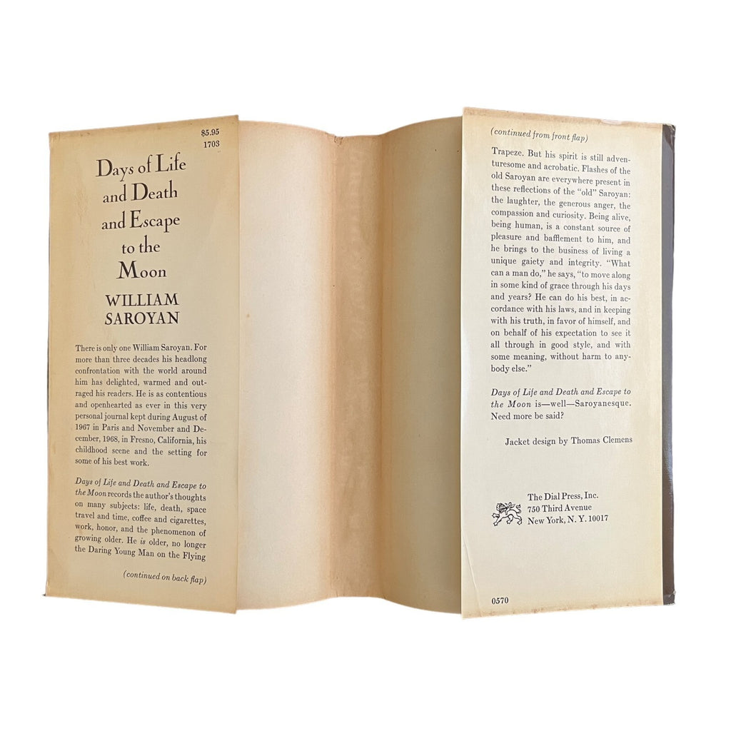 Days of Life and Death and Escape to the Moon by William Saroyan