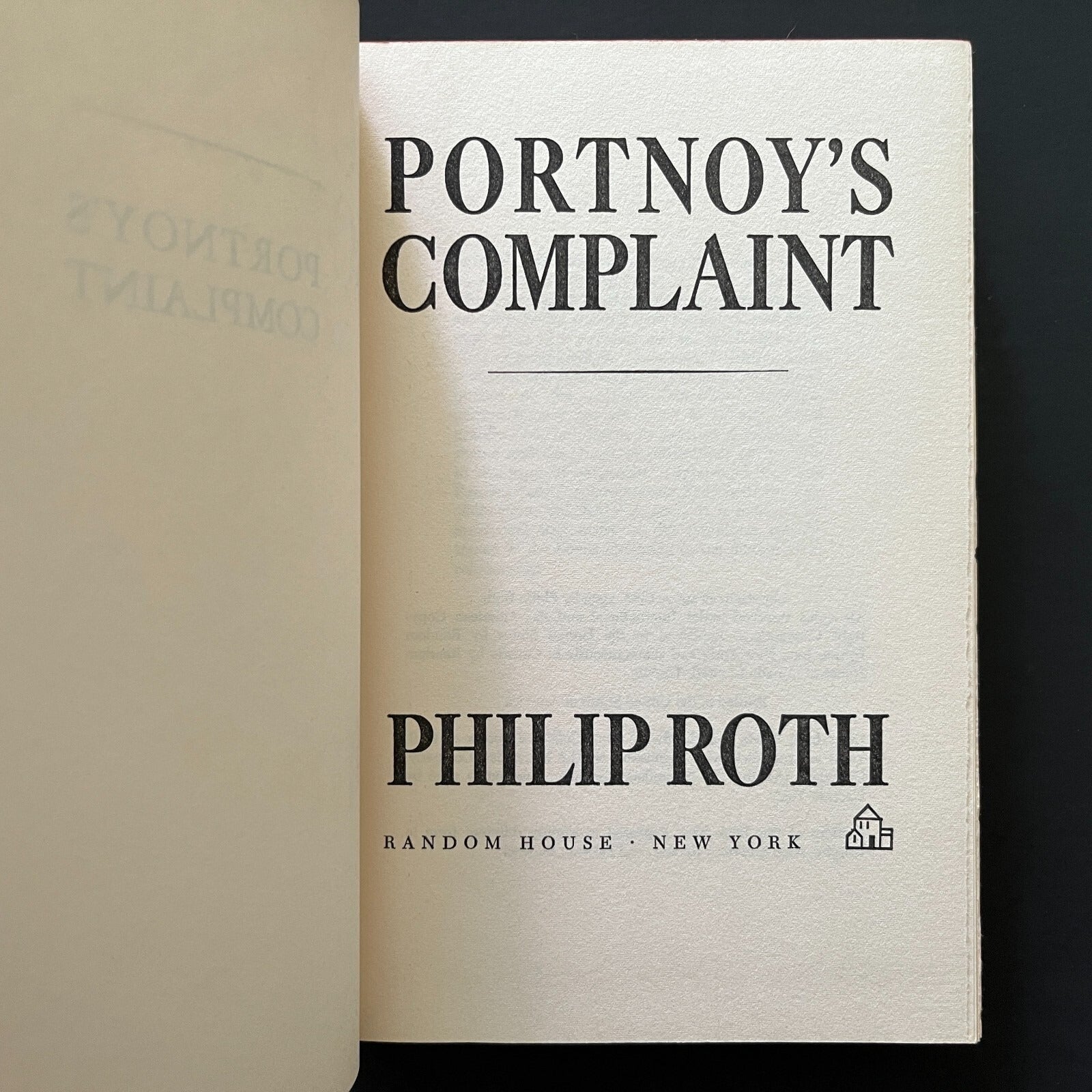 Portnoy’s Complaint by Philip Roth