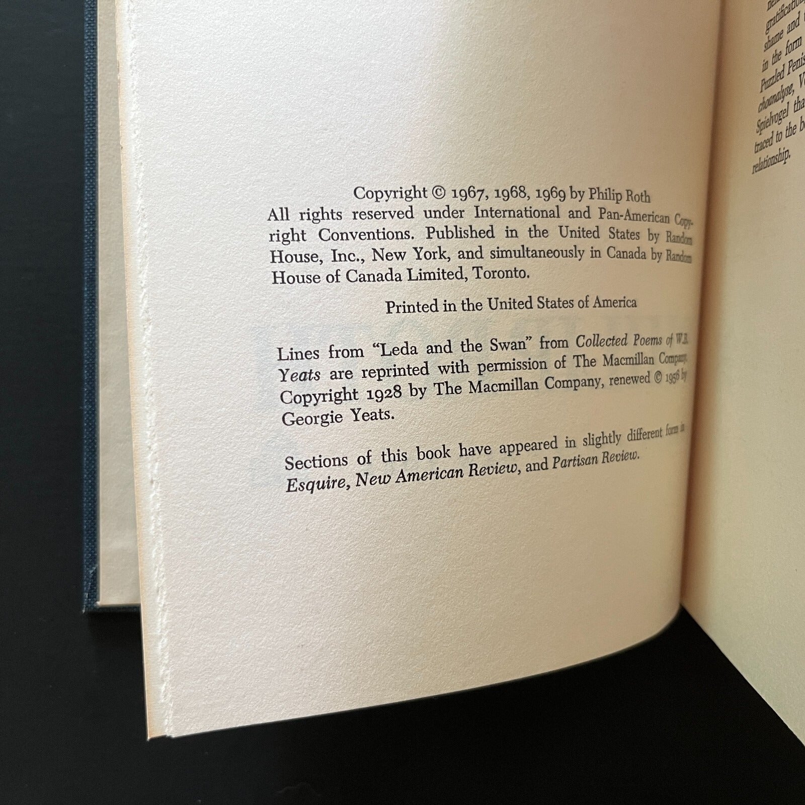 Portnoy’s Complaint by Philip Roth