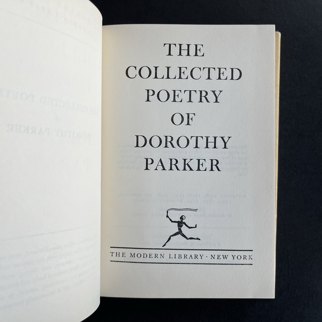 The Collected Poetry of Dorothy Parker
