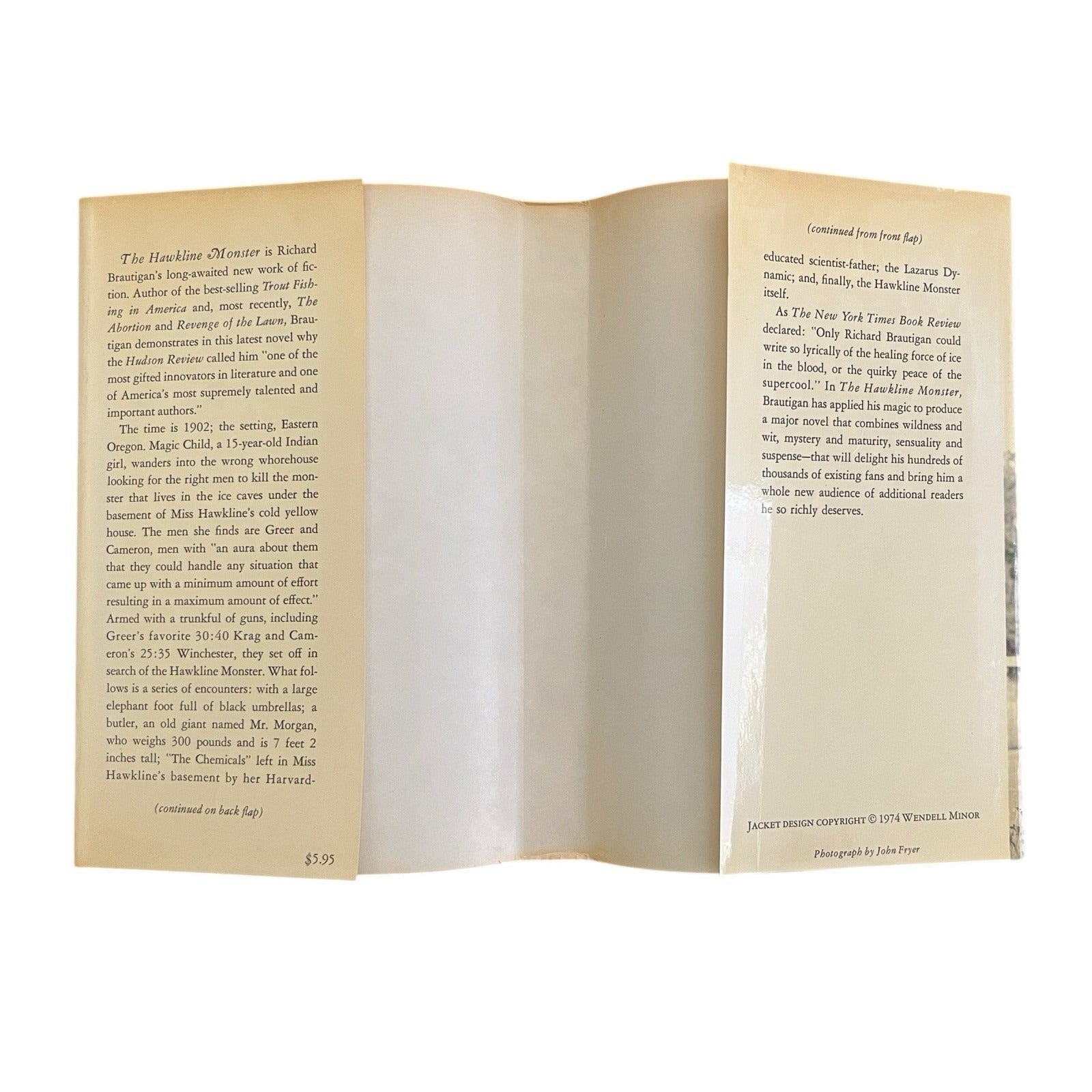 The Hawkline Monster: A Gothic Western by Richard Brautigan