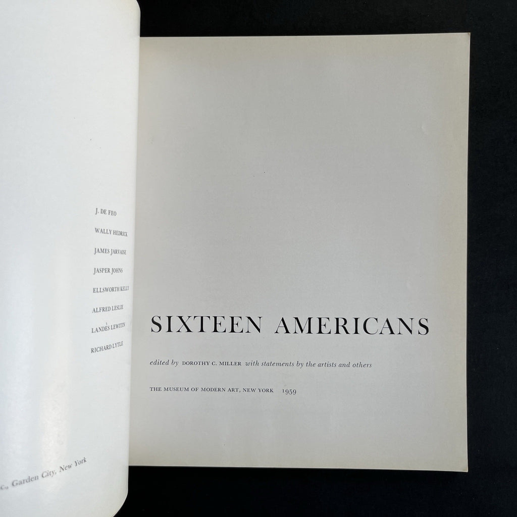 Sixteen Americans by Dorothy C. Miller