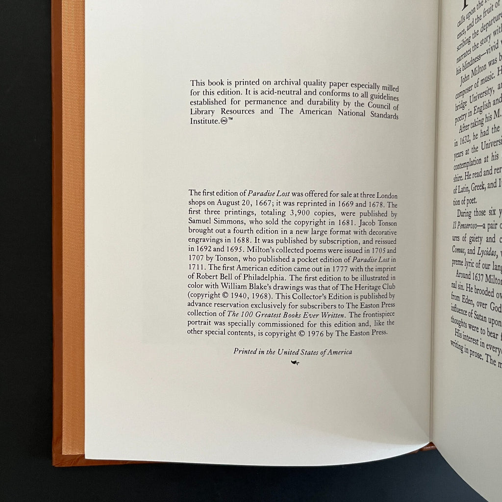 Paradise Lost by John Milton