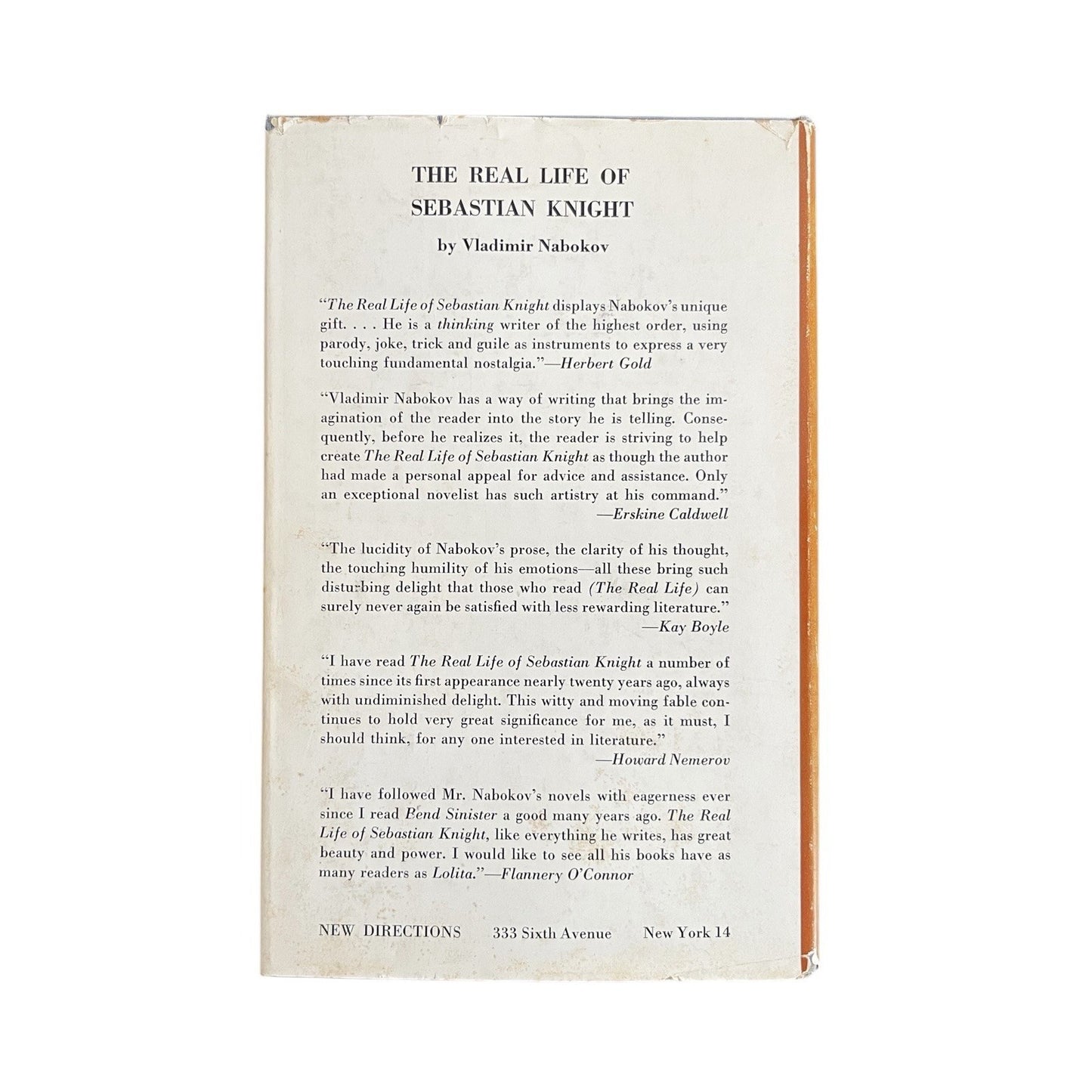 The Real Life of Sebastian Knight by Vladimir Nabokov