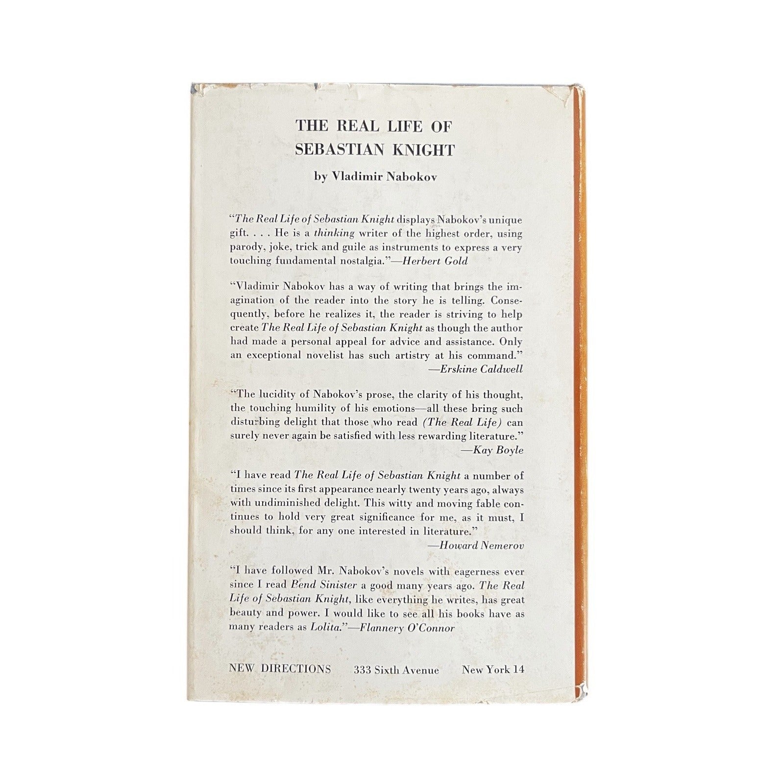 The Real Life of Sebastian Knight by Vladimir Nabokov