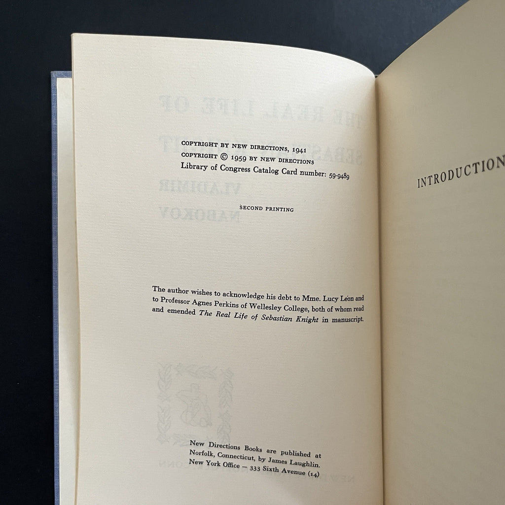 The Real Life of Sebastian Knight by Vladimir Nabokov