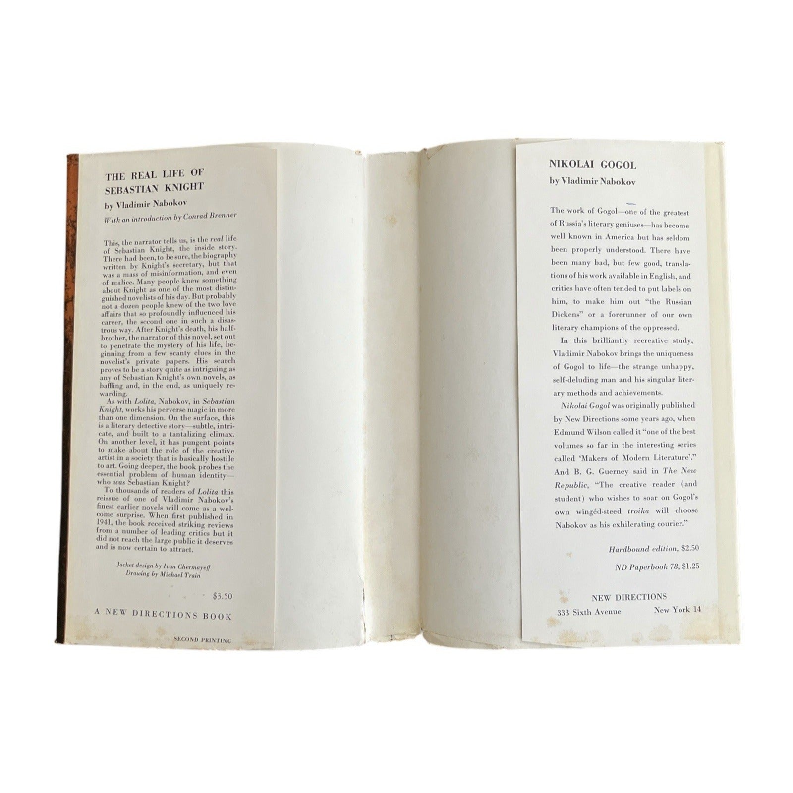 The Real Life of Sebastian Knight by Vladimir Nabokov