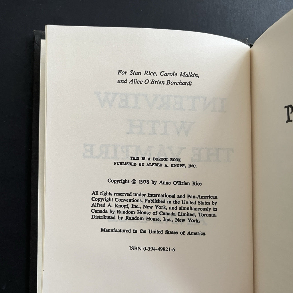 Interview with the Vampire by Anne Rice