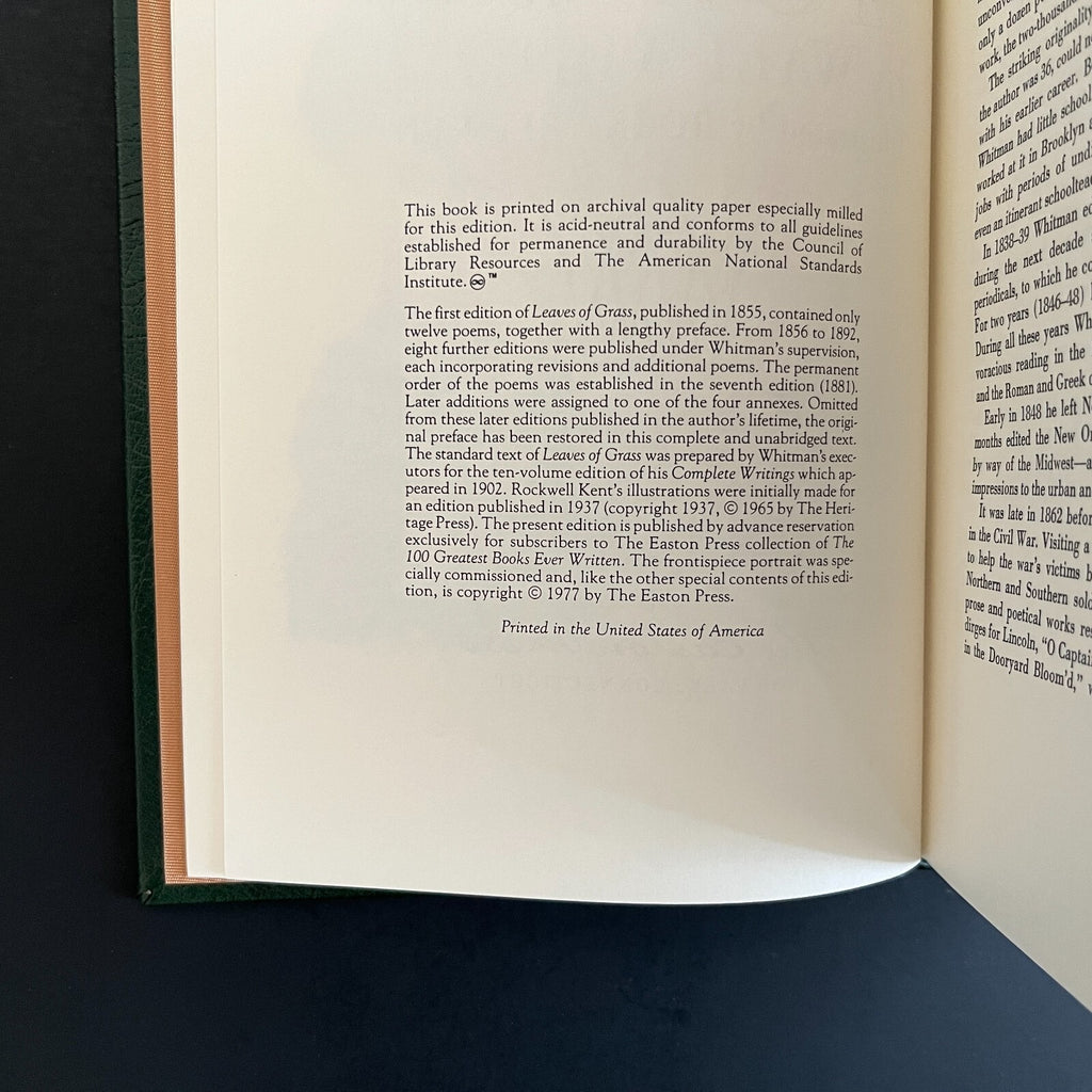 Leaves of Grass by Walt Whitman