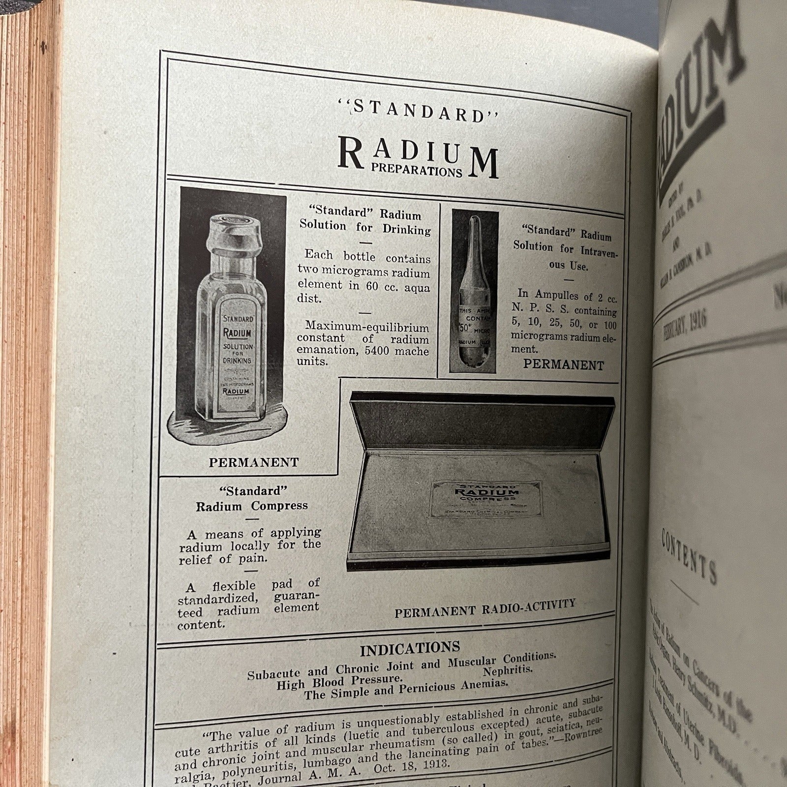 Radium Volumes 1 - 7, 1913 - 1916