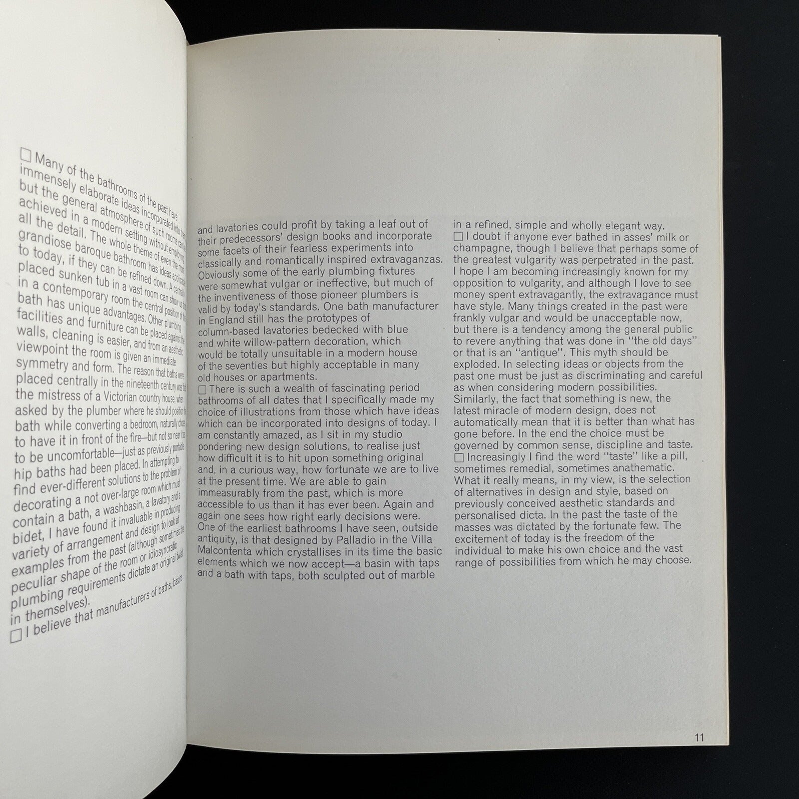 David Hicks on Bathrooms