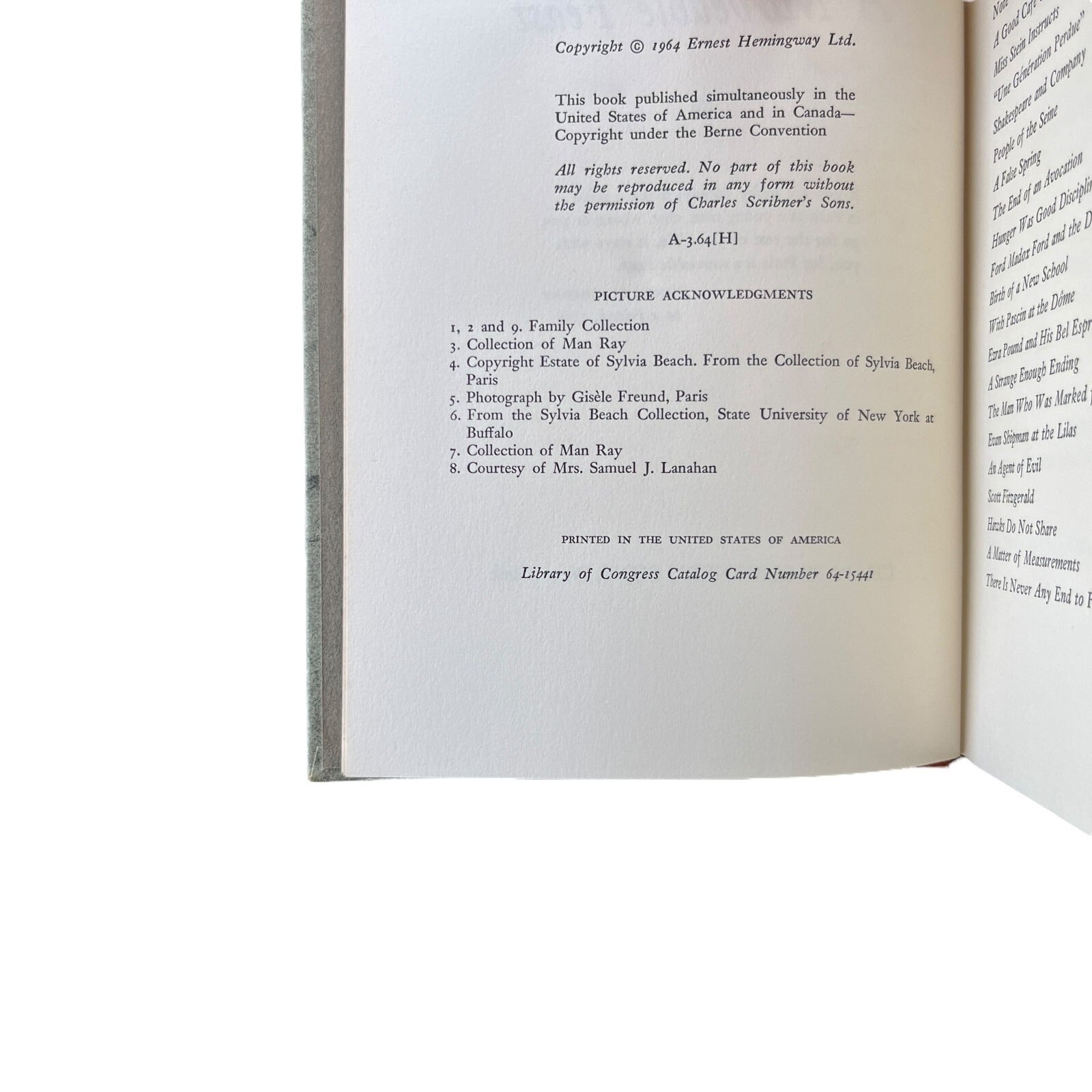 A Moveable Feast by Ernest Hemingway