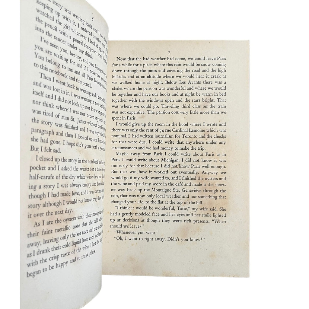 A Moveable Feast by Ernest Hemingway